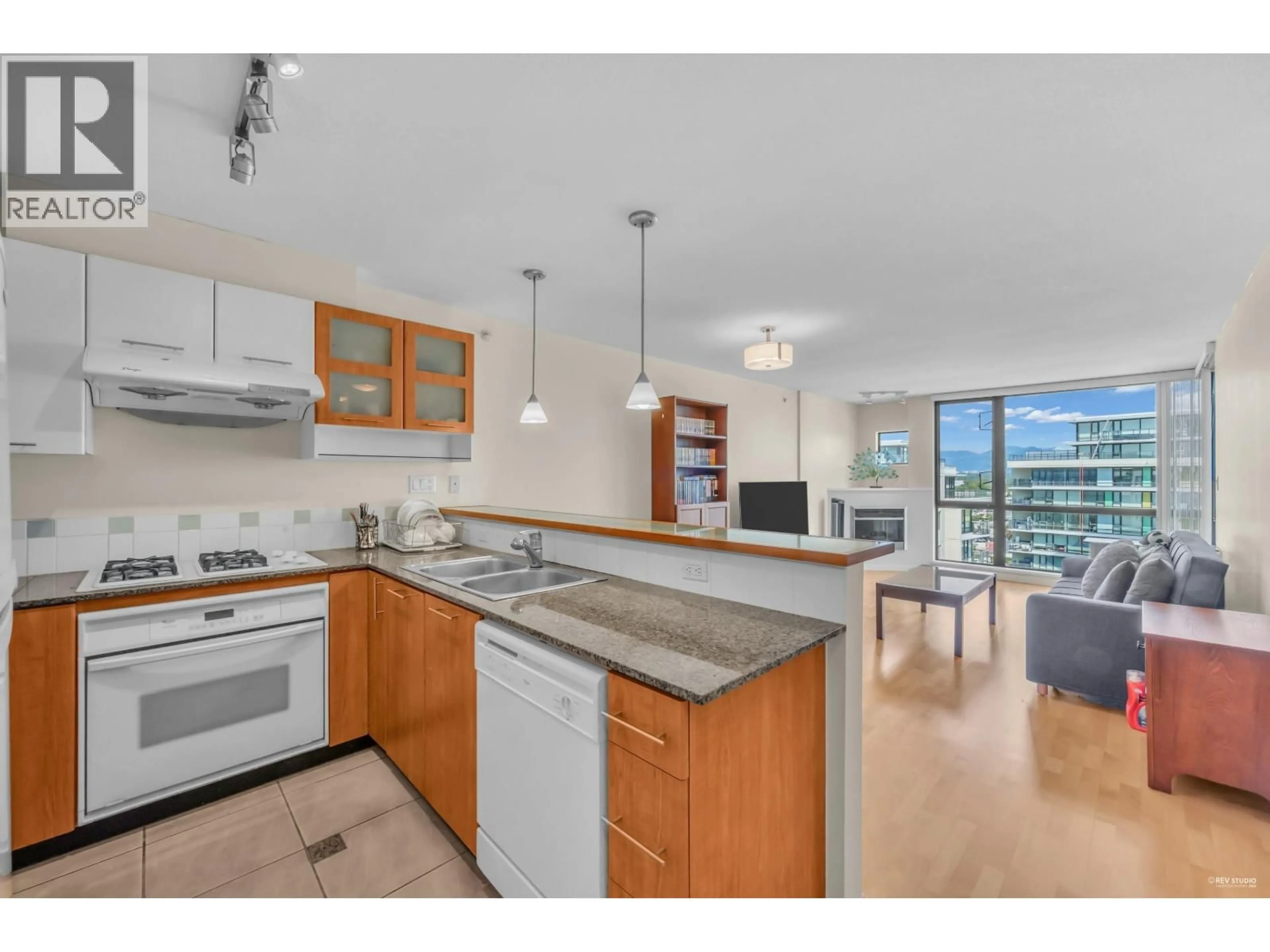 Open concept kitchen, unknown for 1708 - 7831 WESTMINSTER HIGHWAY, Richmond British Columbia V6X4J4