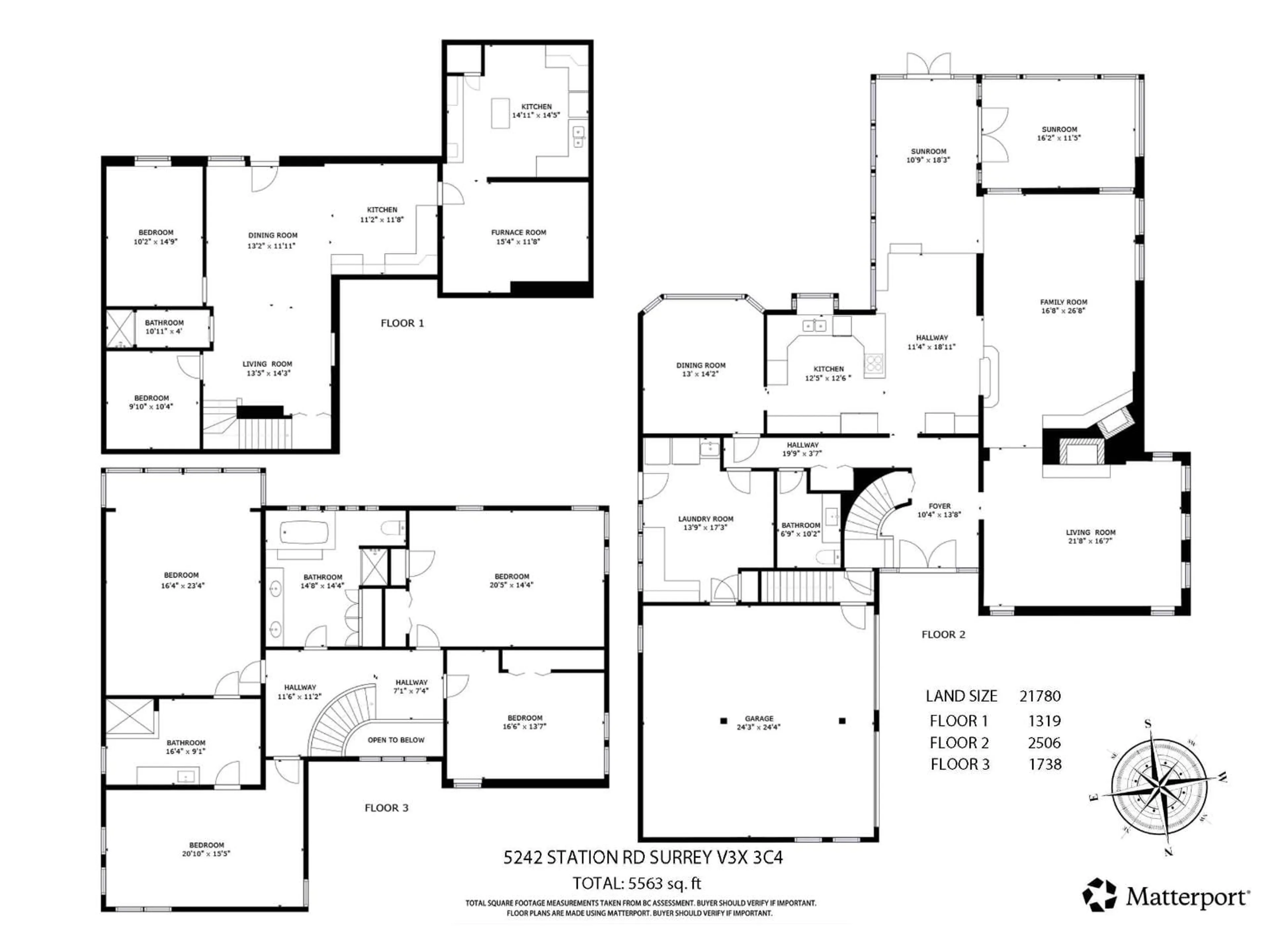 Floor plan for 5242 STATION ROAD, Surrey British Columbia V3X3C4