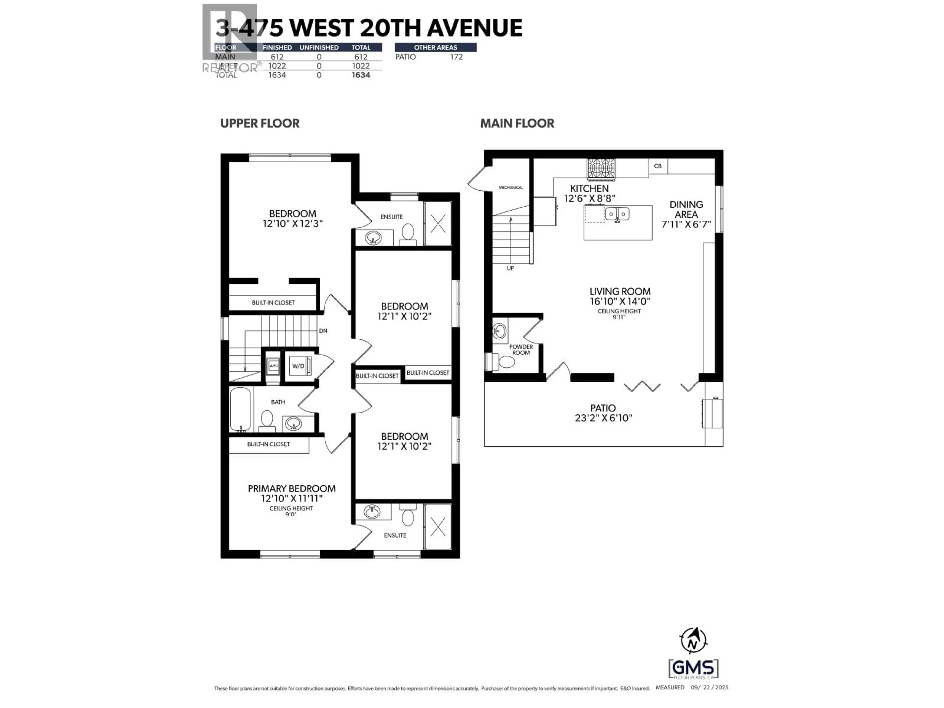 Floor plan for 477 20TH AVENUE, Vancouver British Columbia V5Y2C7