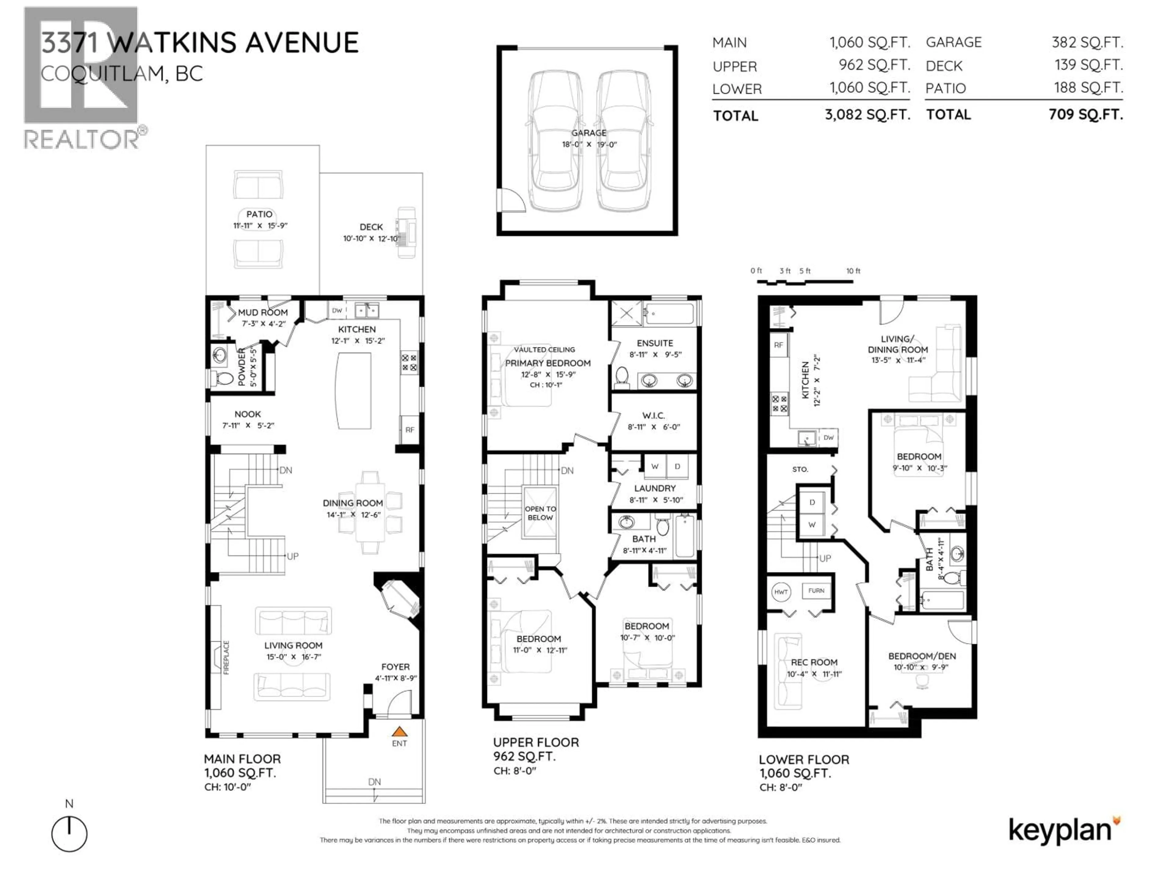 Floor plan for 3371 WATKINS AVENUE, Coquitlam British Columbia V3E0B3