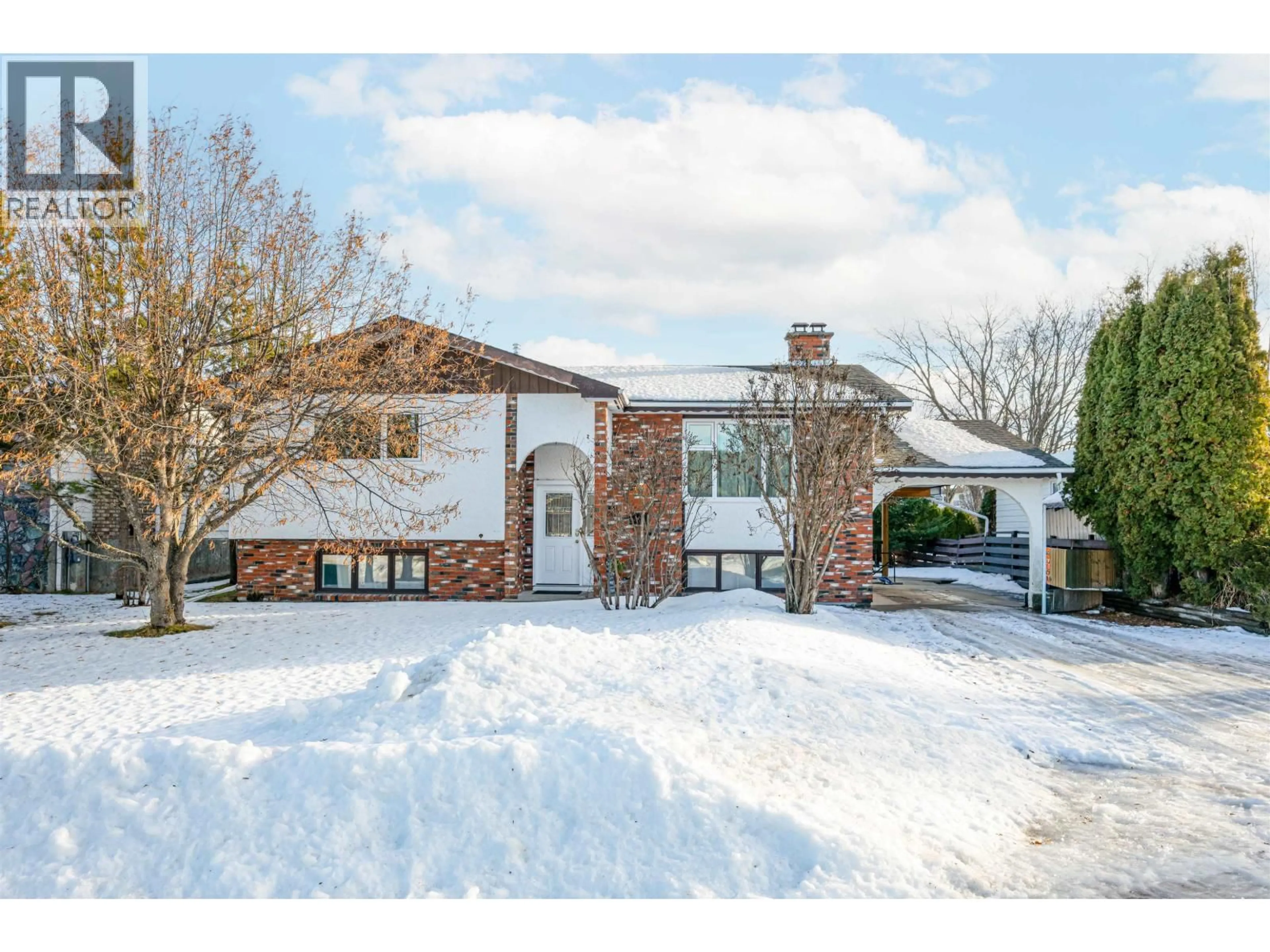 Home with brick exterior material, street for 352 EXPLORER CRESCENT, Prince George British Columbia V2M5R8