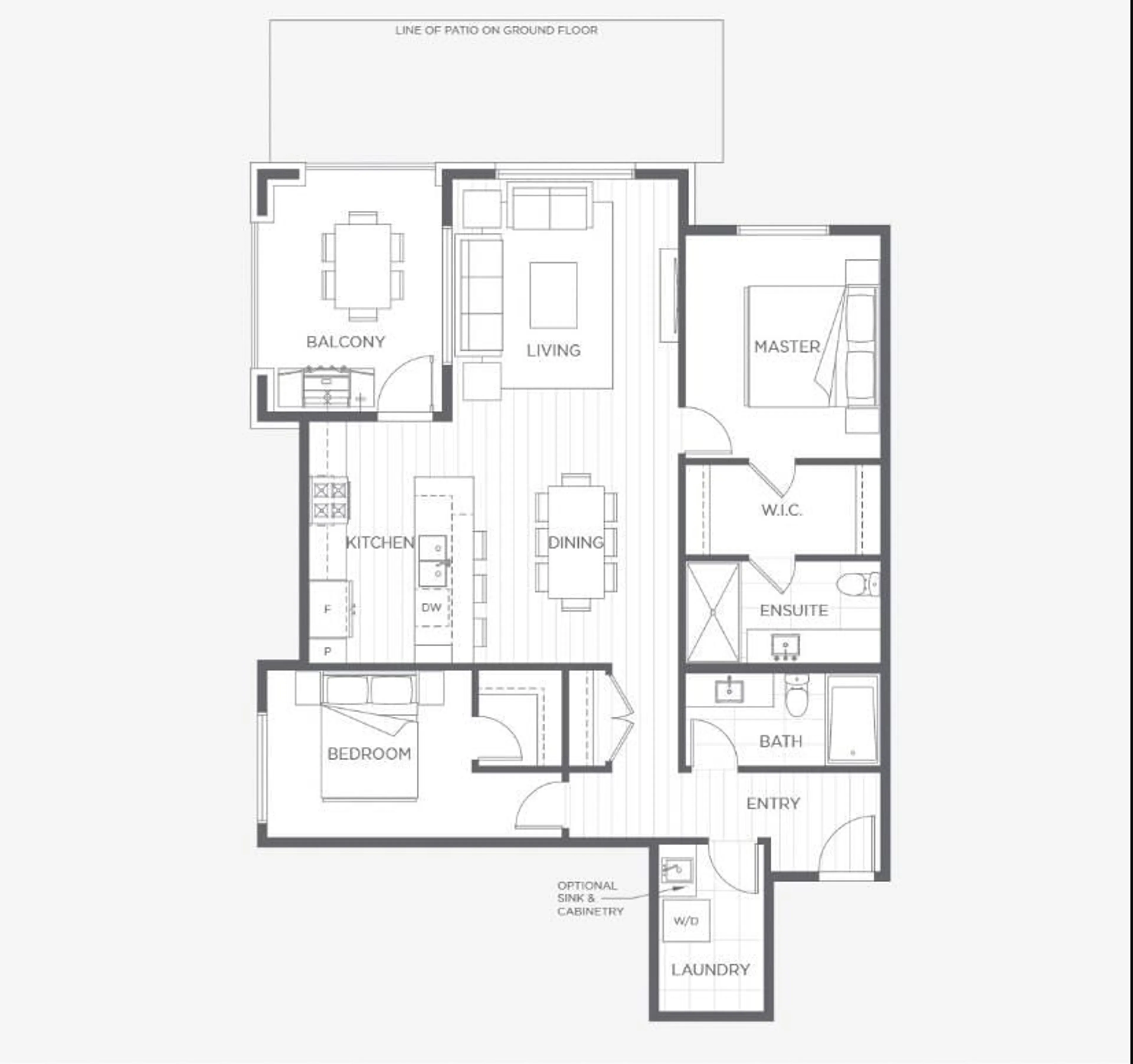 Floor plan for 502 - 33530 MAYFAIR AVENUE, Abbotsford British Columbia V2S0J2