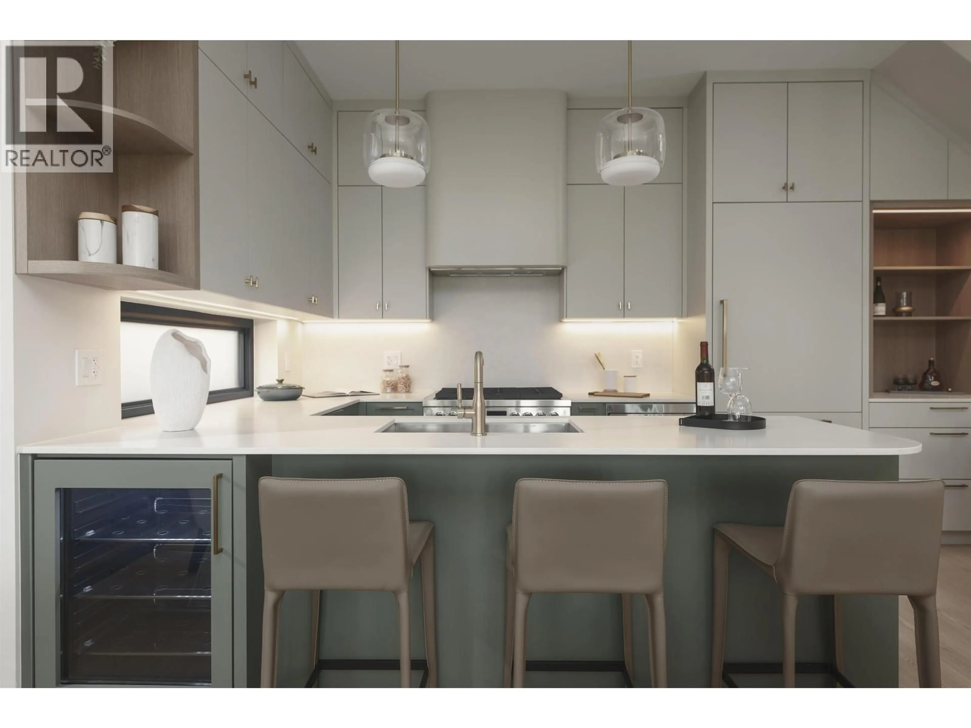 Contemporary kitchen, ceramic/tile floor for 1 - 476 20TH AVENUE, Vancouver British Columbia V5V1M5