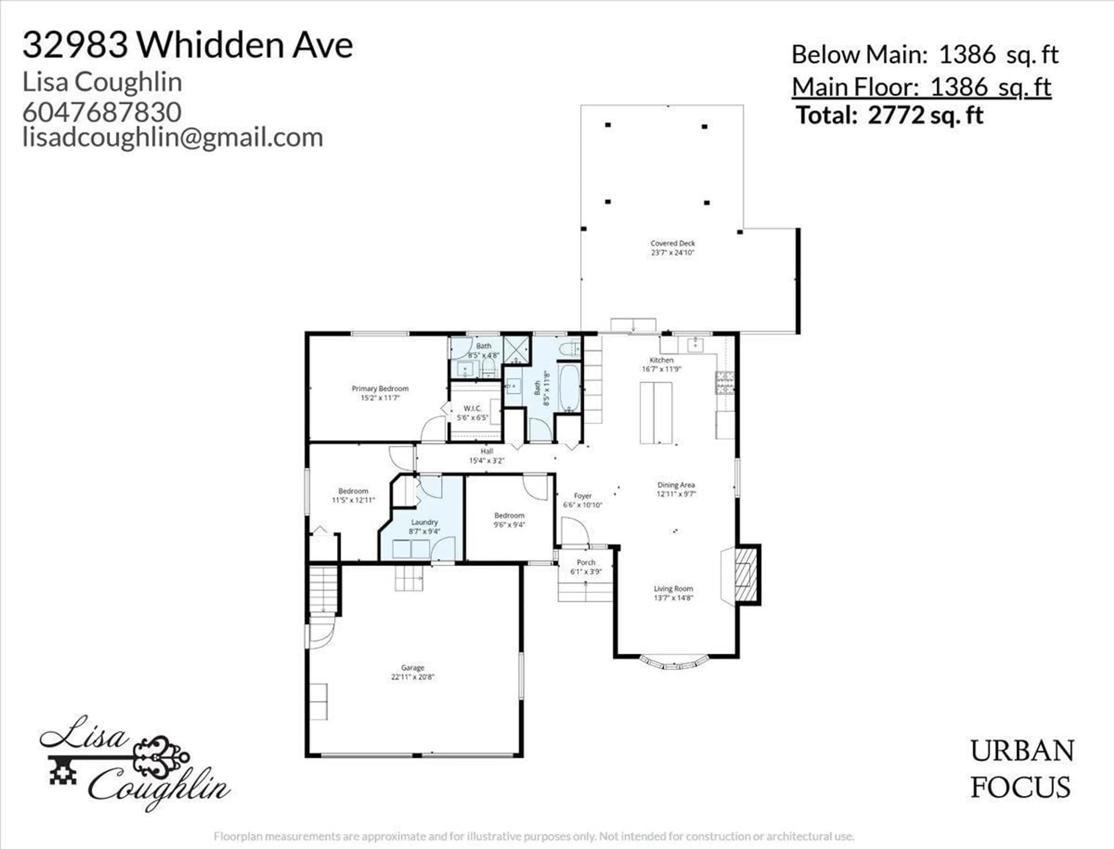 Floor plan for 32983 WHIDDEN AVENUE, Mission British Columbia V2V6G4