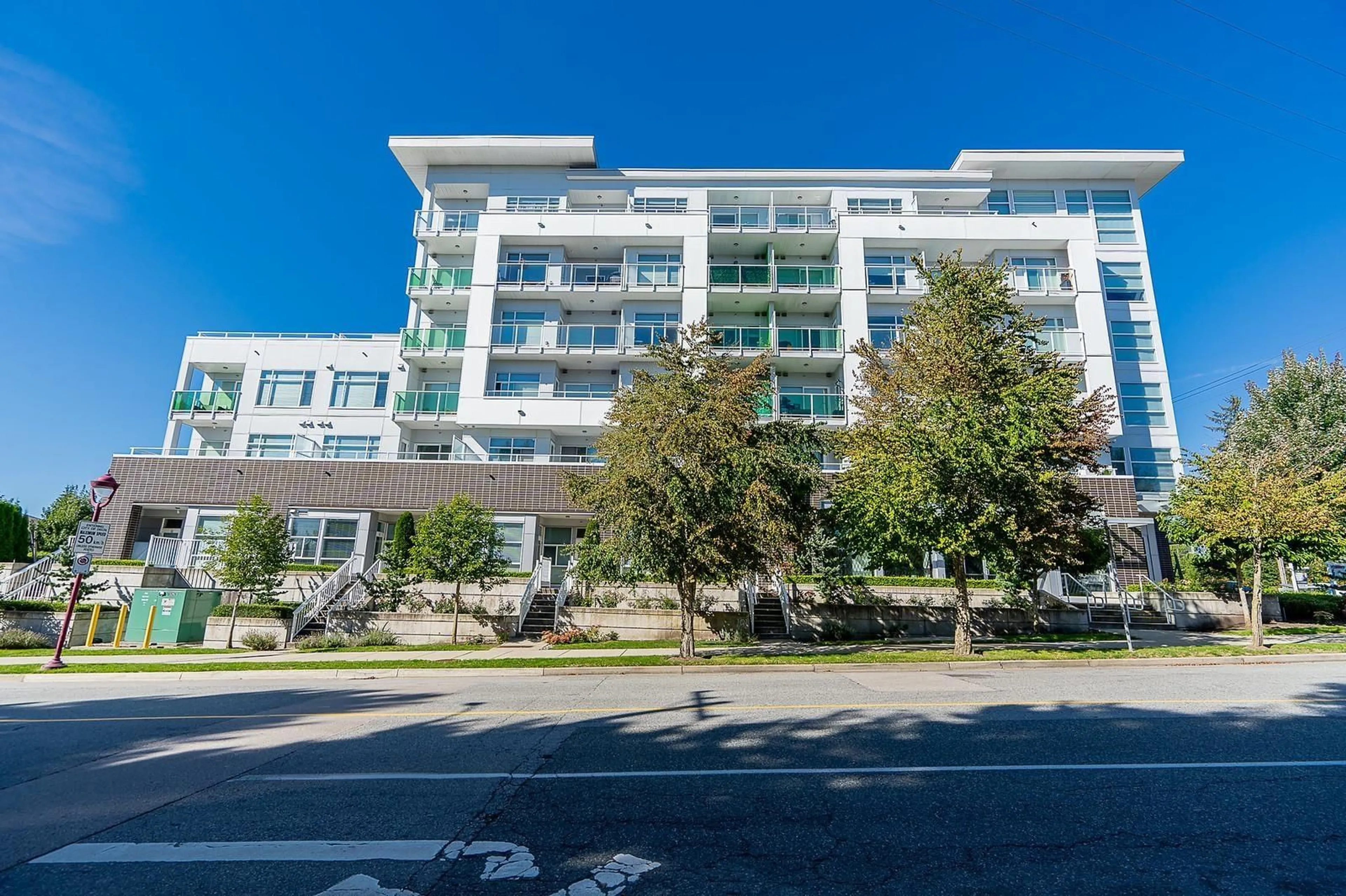 A pic from outside/outdoor area/front of a property/back of a property/a pic from drone, building for 403 - 9015 120 STREET, Delta British Columbia V4C6R7