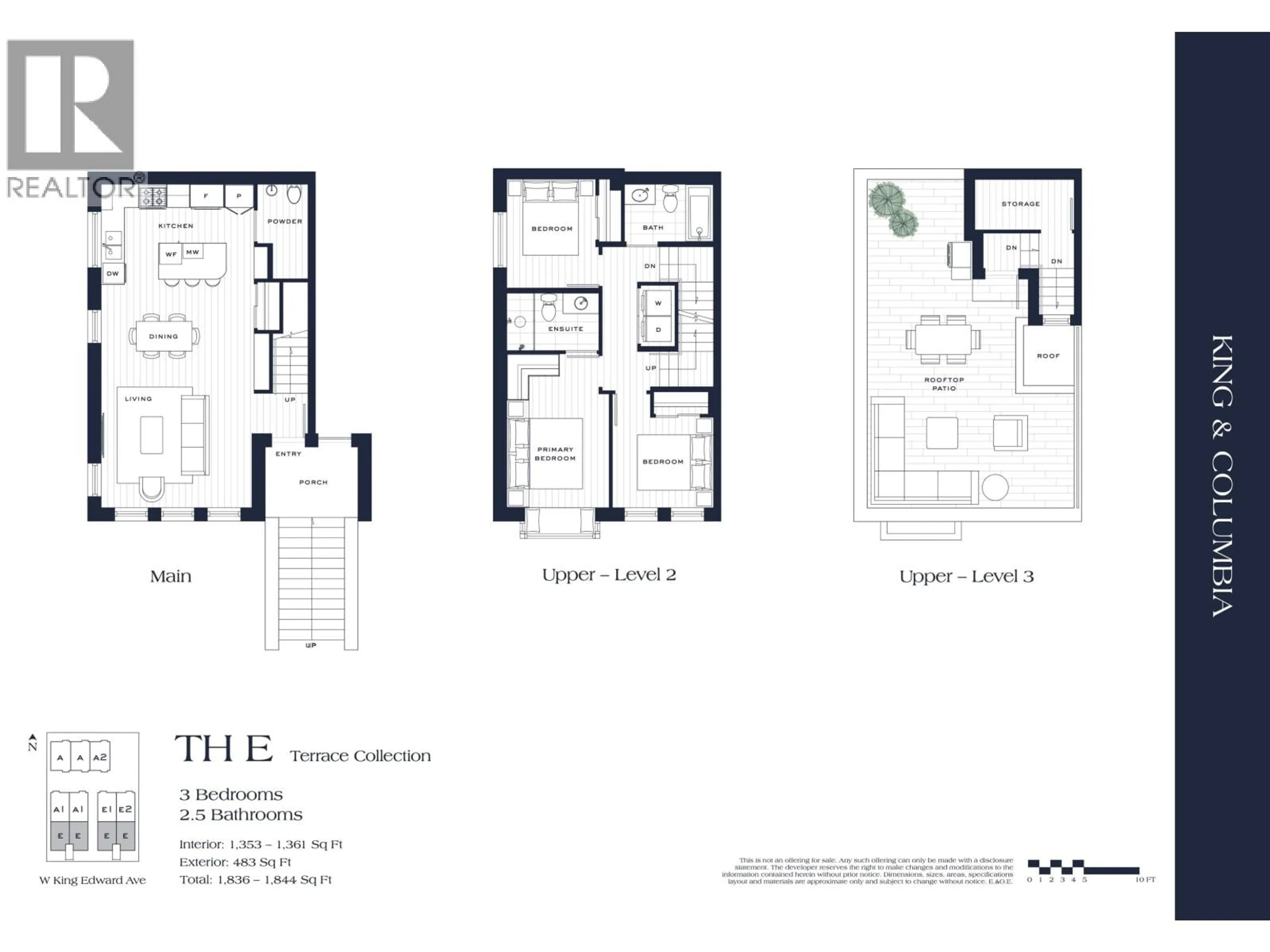 Floor plan for 101 - 157 KING EDWARD AVENUE, Vancouver British Columbia V5Y2H8