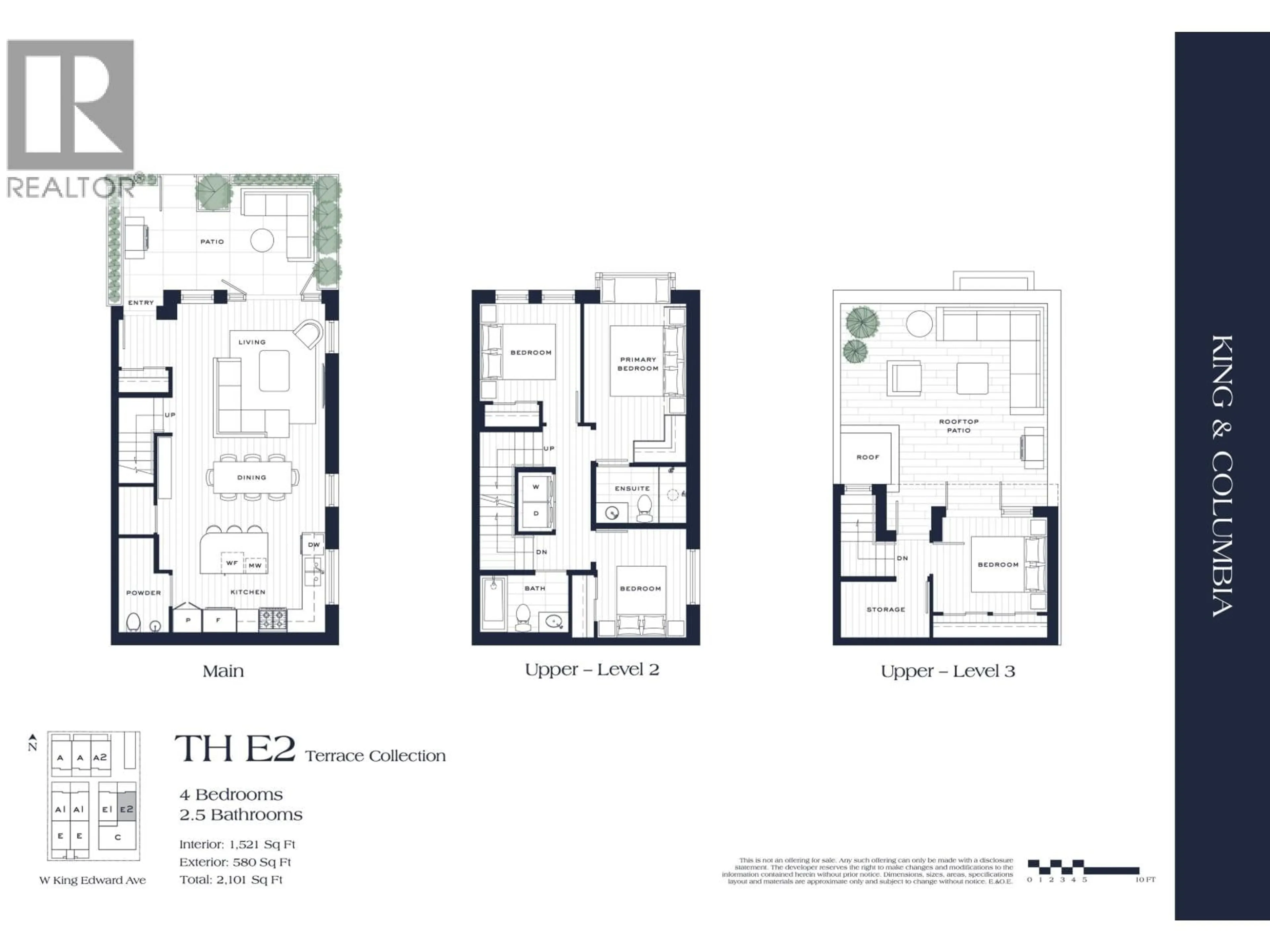 Floor plan for 104 - 157 KING EDWARD AVENUE, Vancouver British Columbia V5Y2H9