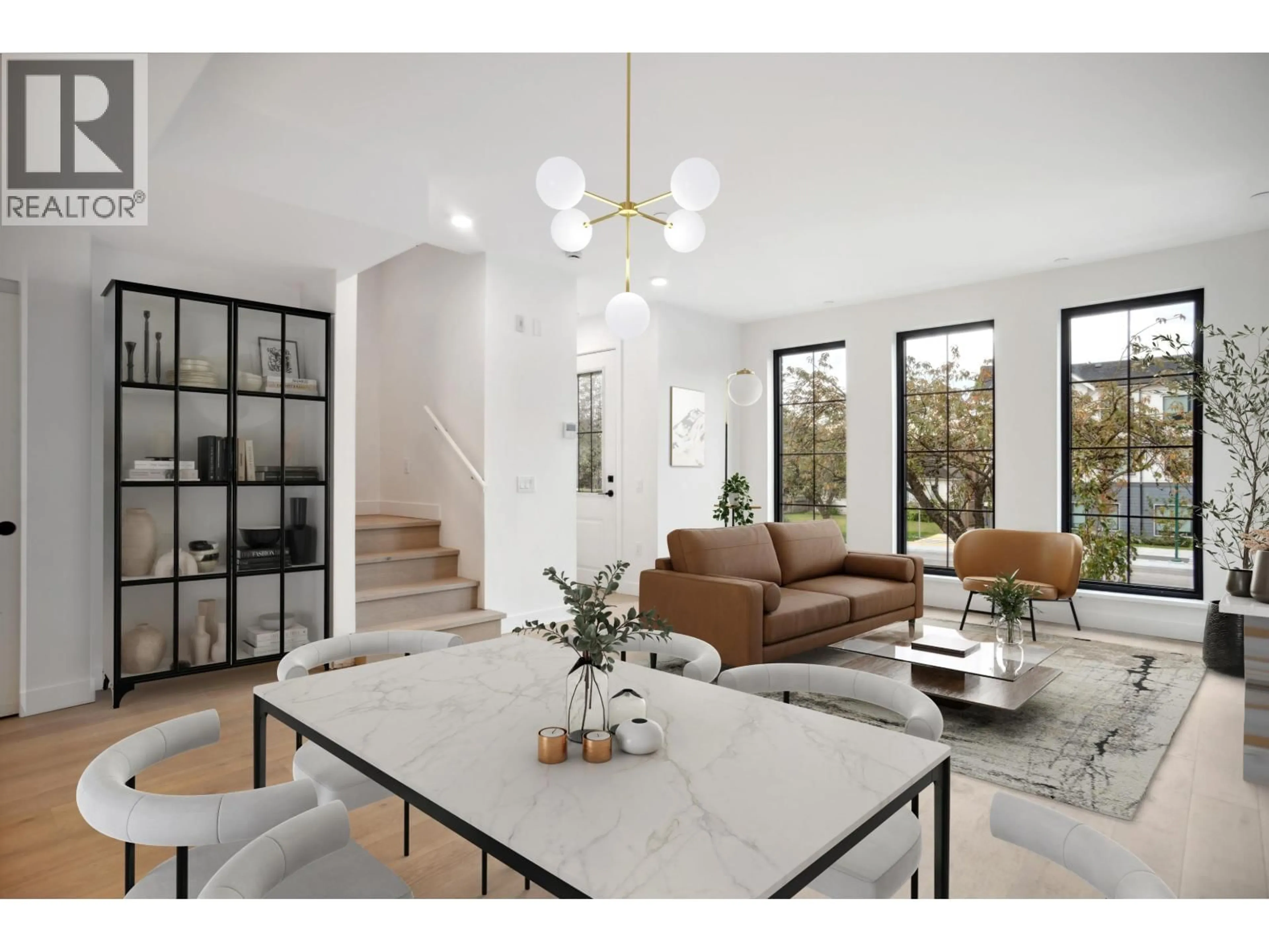 Living room with furniture, ceramic/tile floor for 104 - 157 KING EDWARD AVENUE, Vancouver British Columbia V5Y2H9