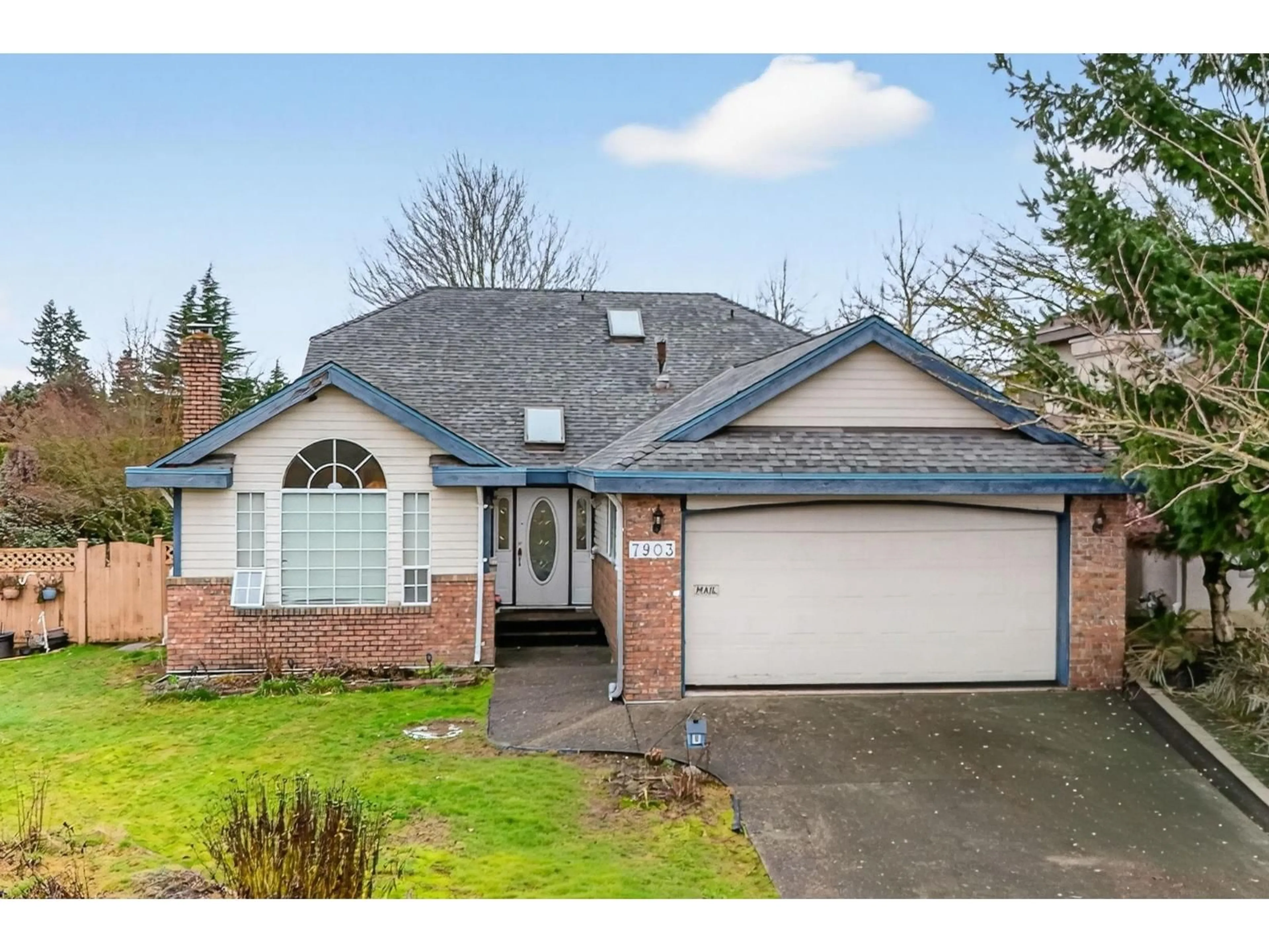 Home with brick exterior material, street for 7903 164 STREET, Surrey British Columbia V4N0M6