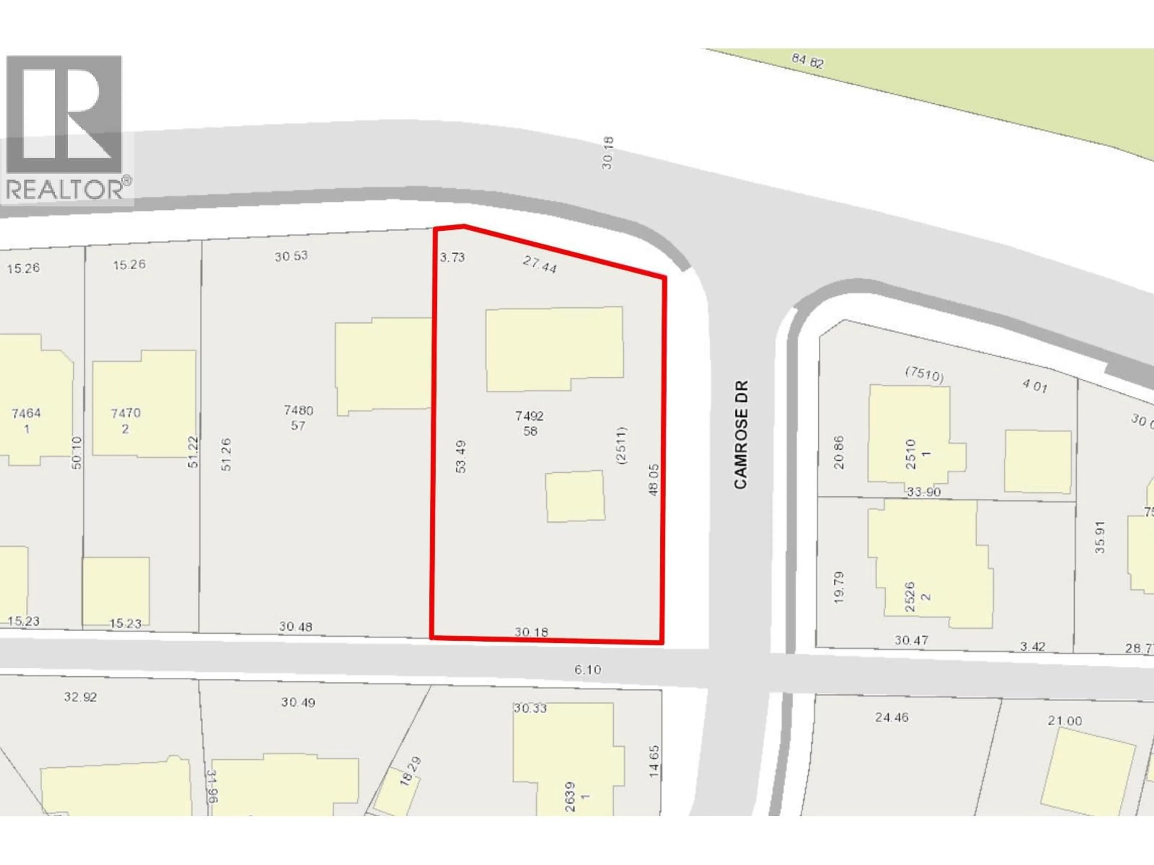 Picture of a map for 7492 BROADWAY, Burnaby British Columbia V5A1S4