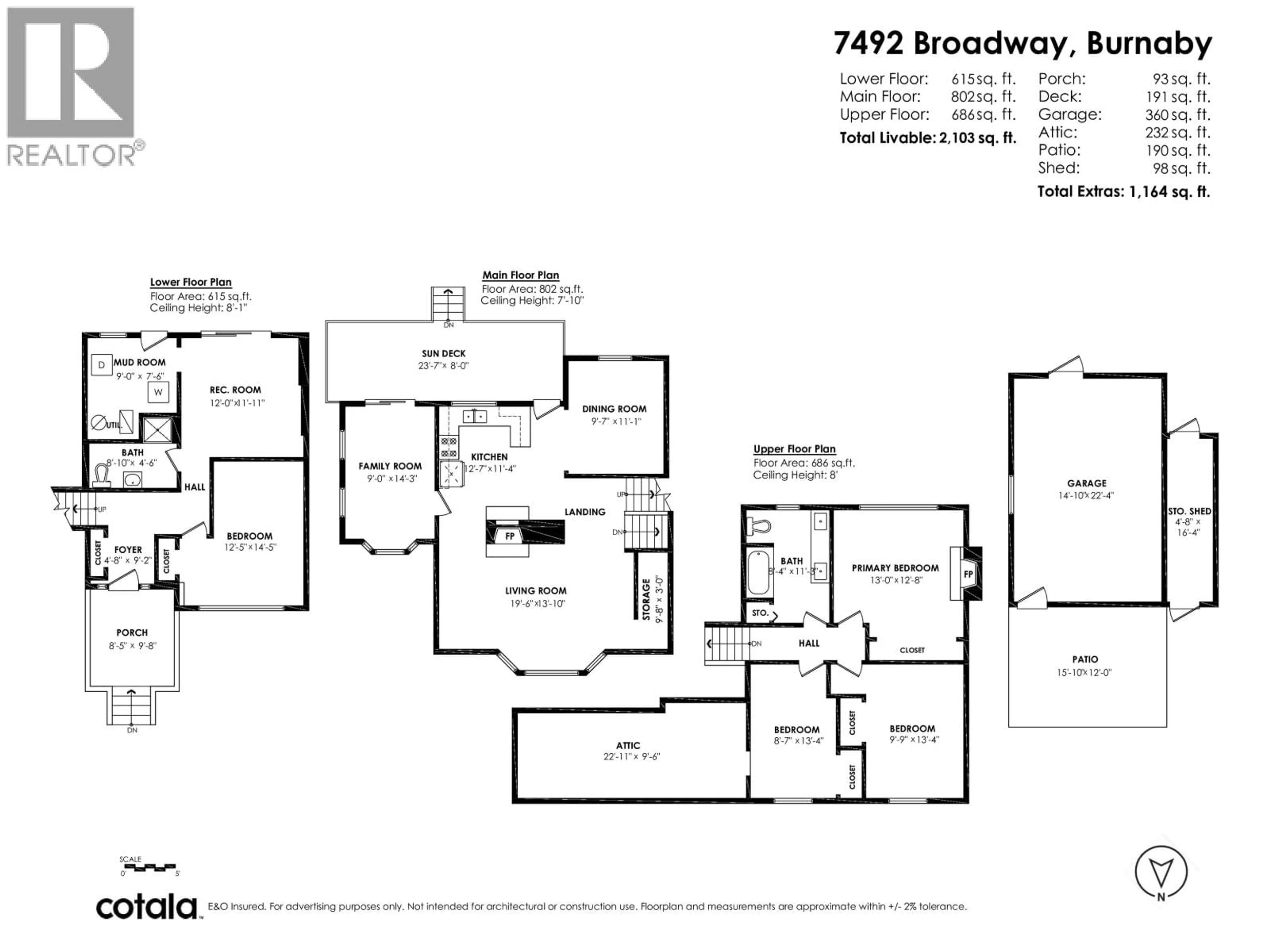 Floor plan for 7492 BROADWAY, Burnaby British Columbia V5A1S4