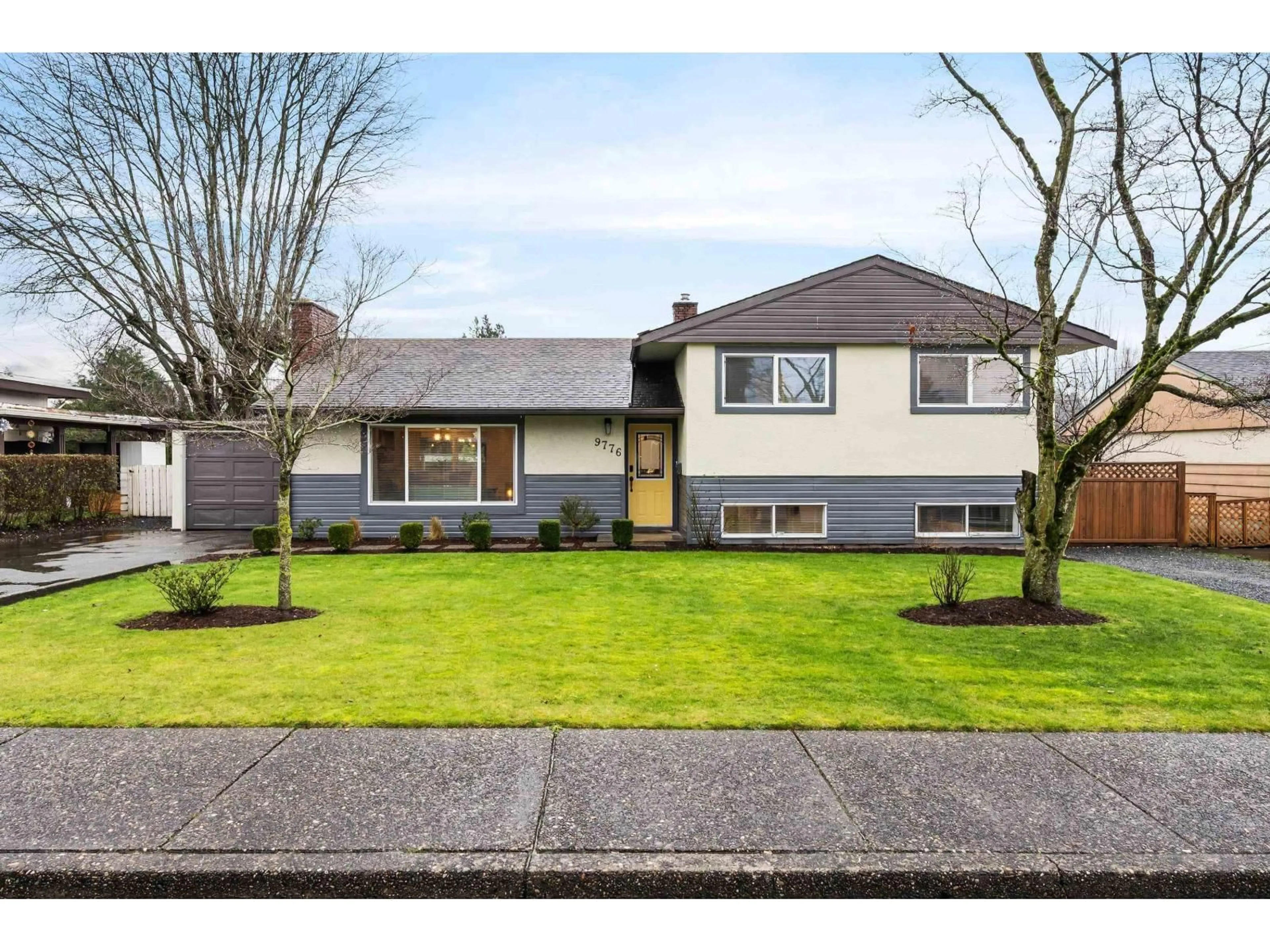 Home with vinyl exterior material, street for 9776 HEATHER STREET, Chilliwack British Columbia V2P5M6