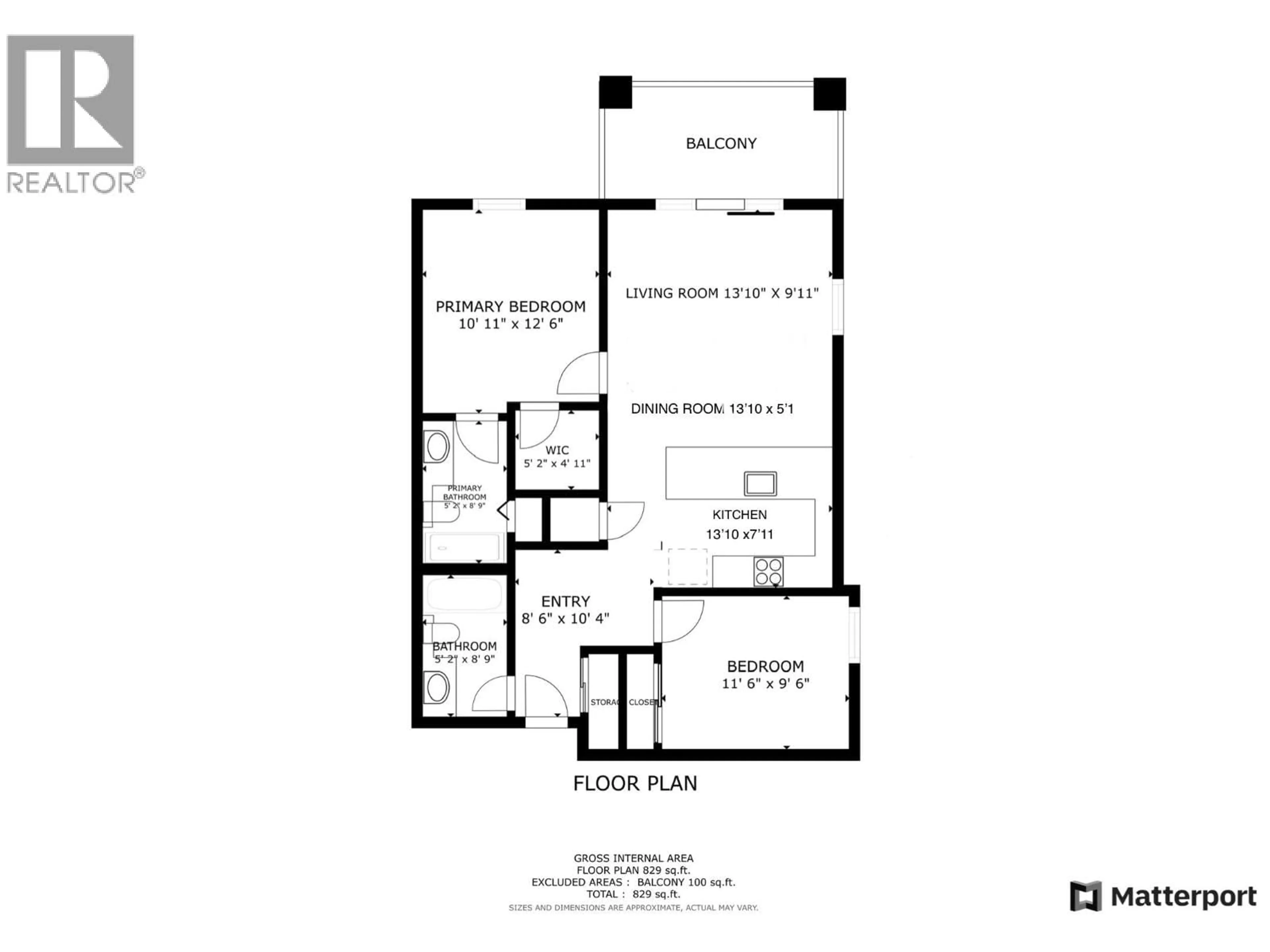 Floor plan for 304 - 1273 MARINE DRIVE, North Vancouver British Columbia V7P1T3