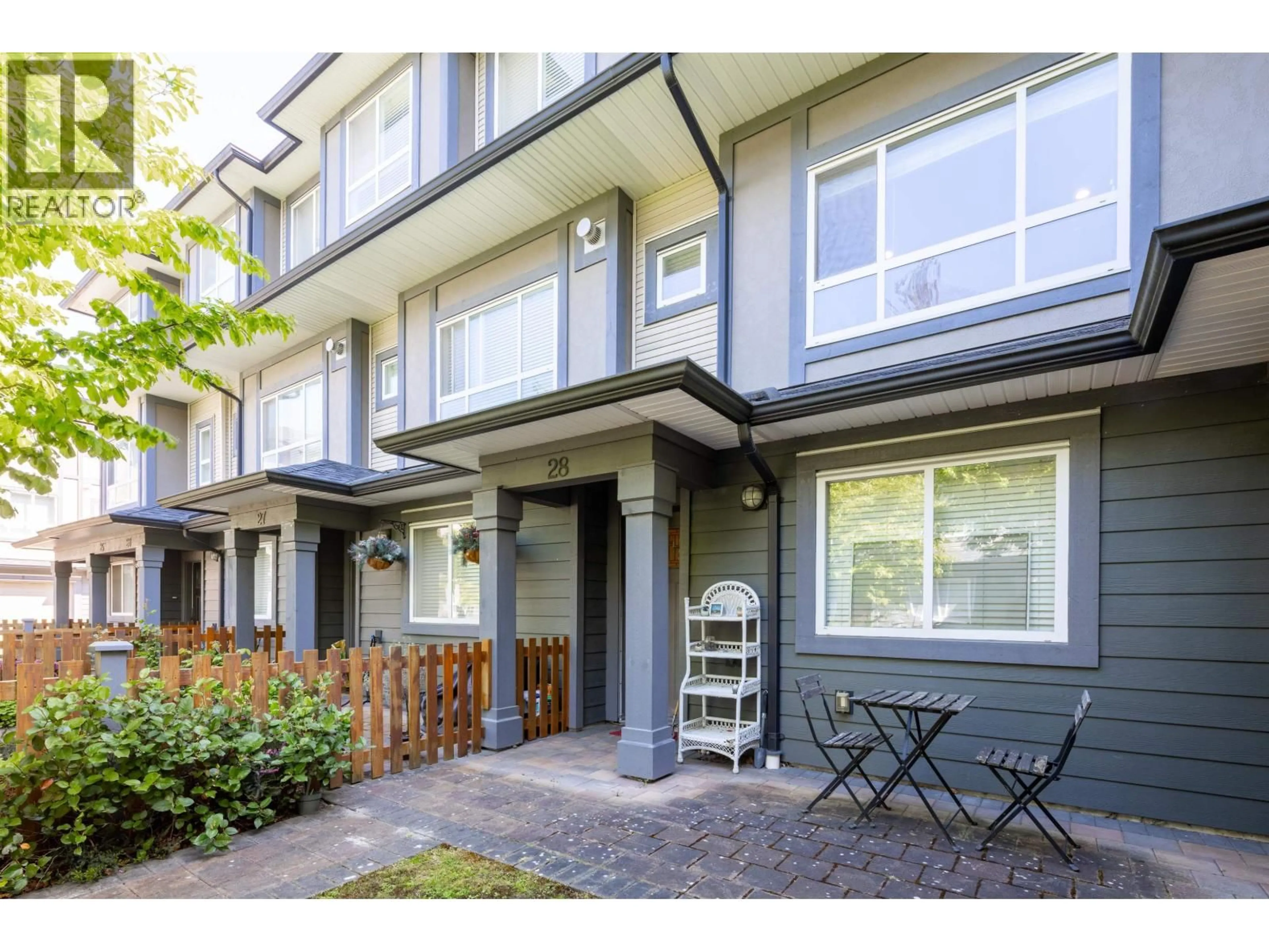 Patio, street for 28 - 7691 BRIDGE STREET, Richmond British Columbia V6Y2S6