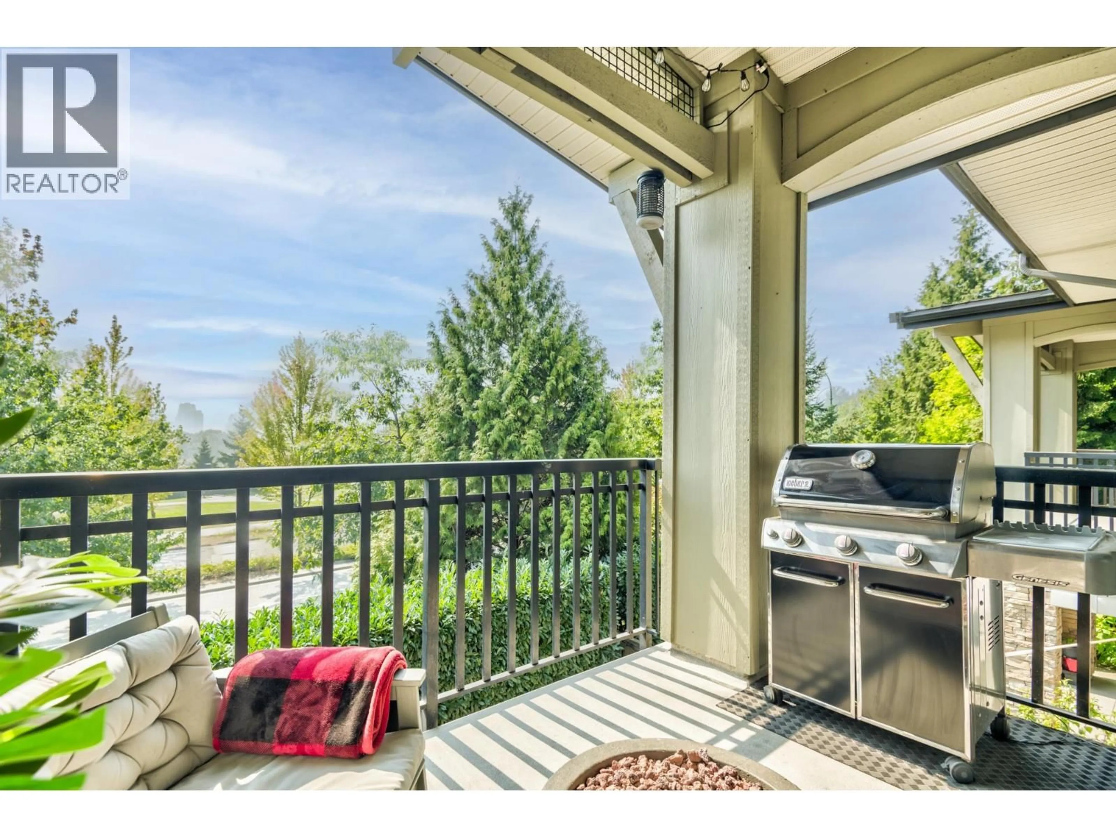 Patio, water/lake/river/ocean view for 103 - 1322 GENEST WAY, Coquitlam British Columbia V3E0A4