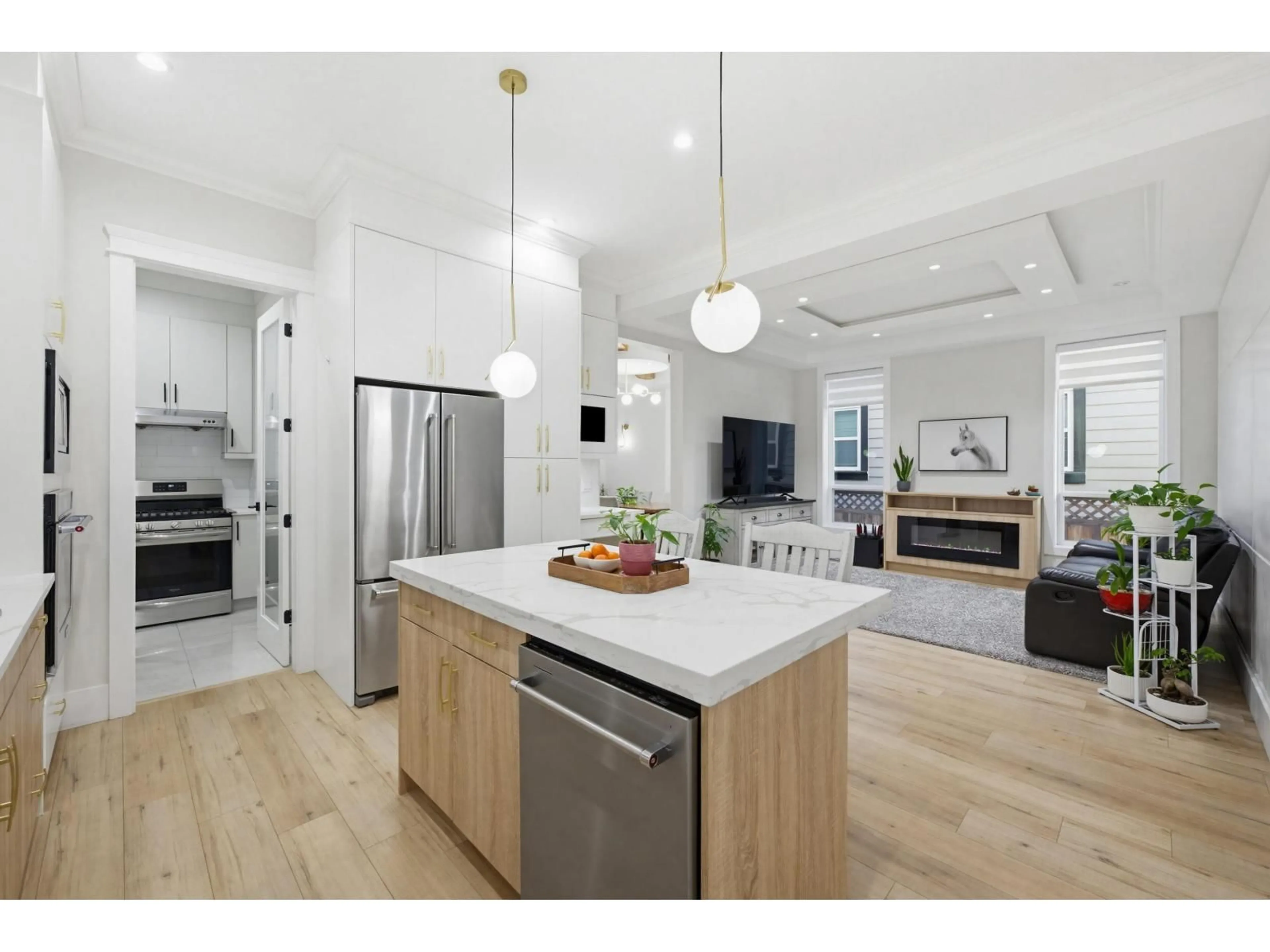 Open concept kitchen, unknown for 7115 206 STREET, Langley British Columbia V2Y3J9