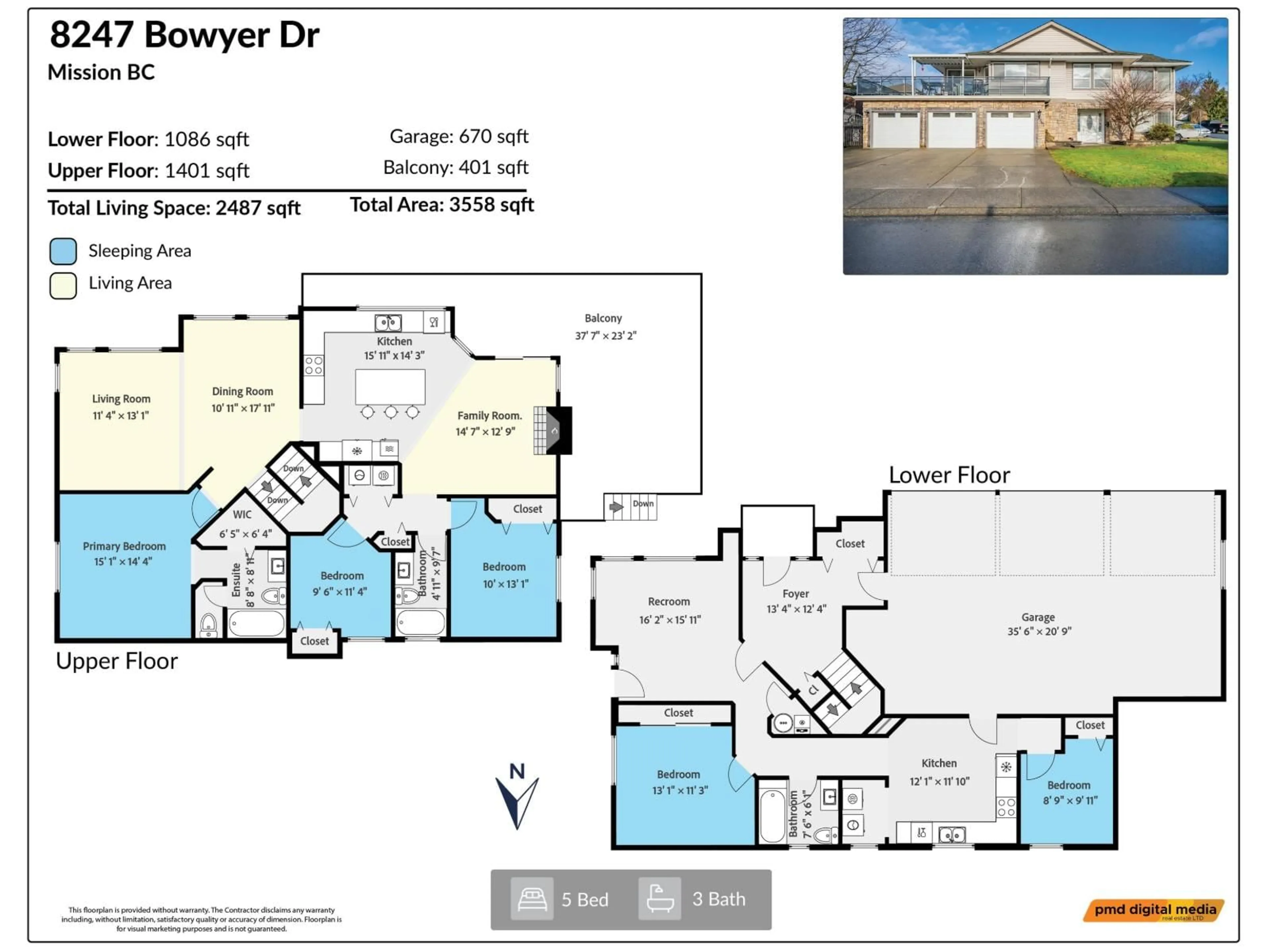 Floor plan for 8247 BOWYER DRIVE, Mission British Columbia V2V6V9