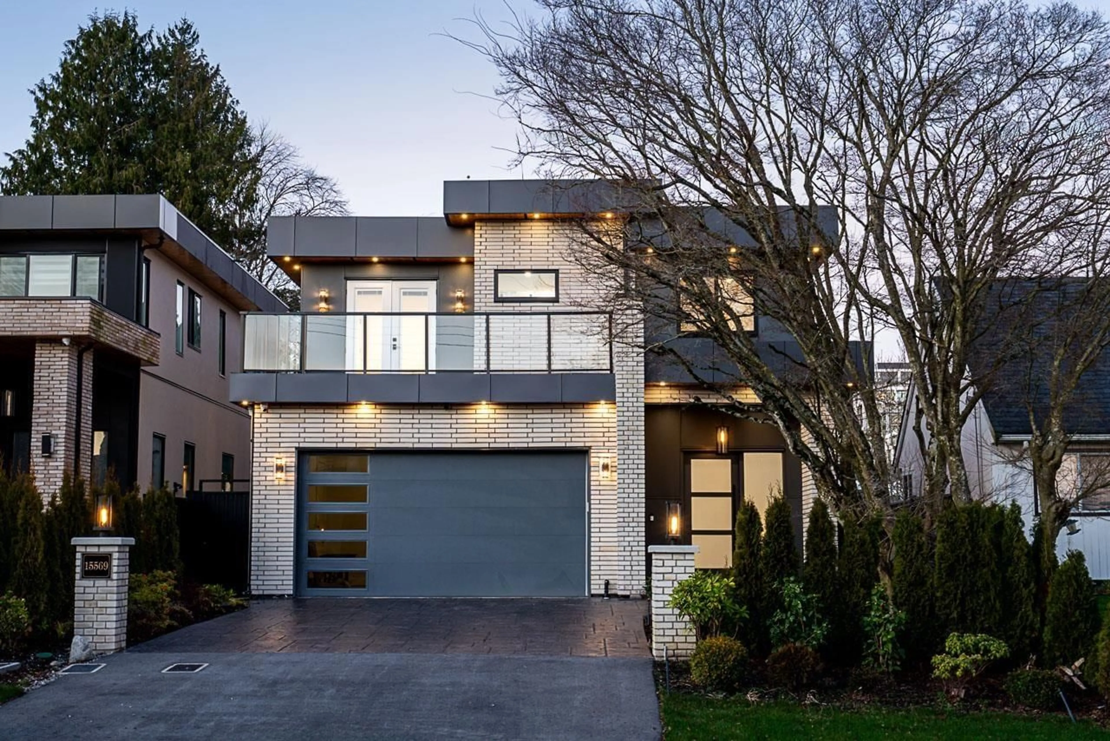 Home with brick exterior material, street for 15569 OXENHAM AVENUE, White Rock British Columbia V4B2J2