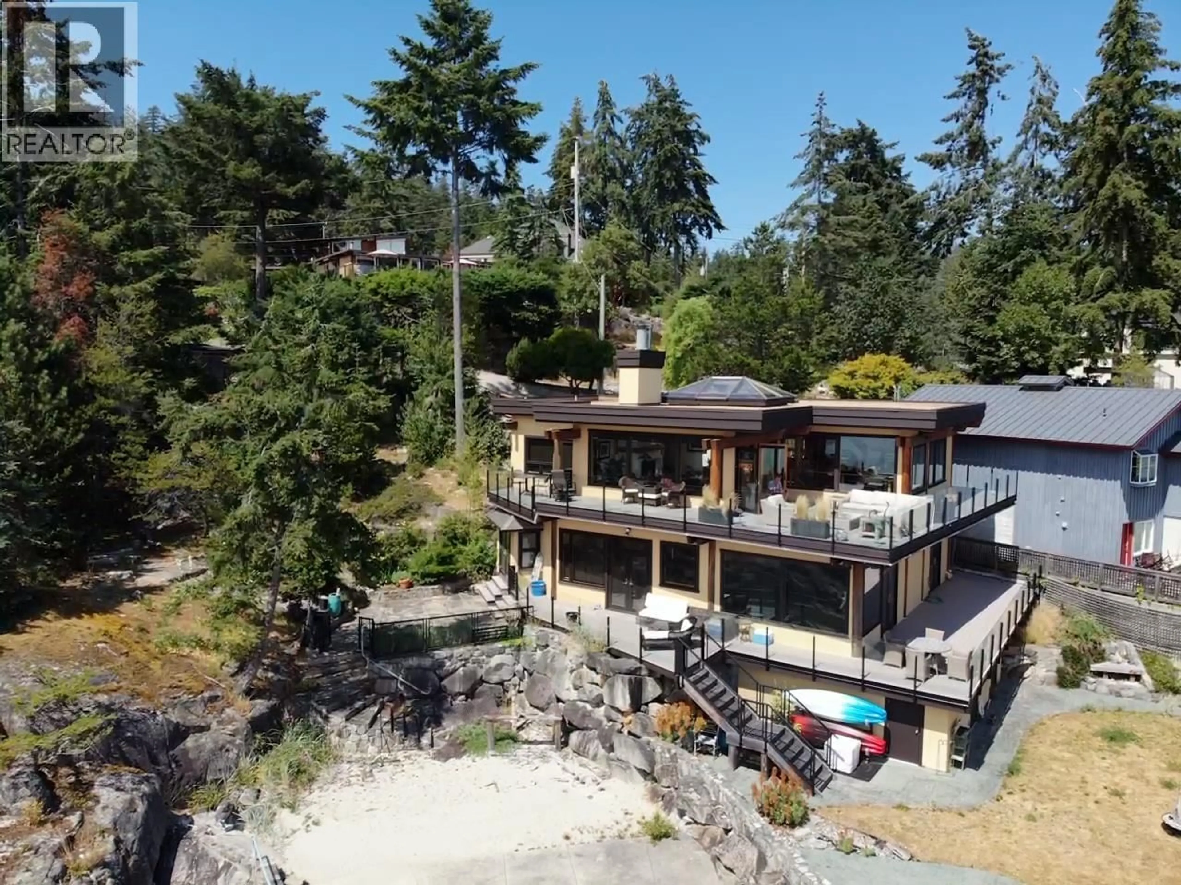 A pic from outside/outdoor area/front of a property/back of a property/a pic from drone, water/lake/river/ocean view for 9217 TRUMAN ROAD, Sunshine Valley British Columbia V7Z1B5