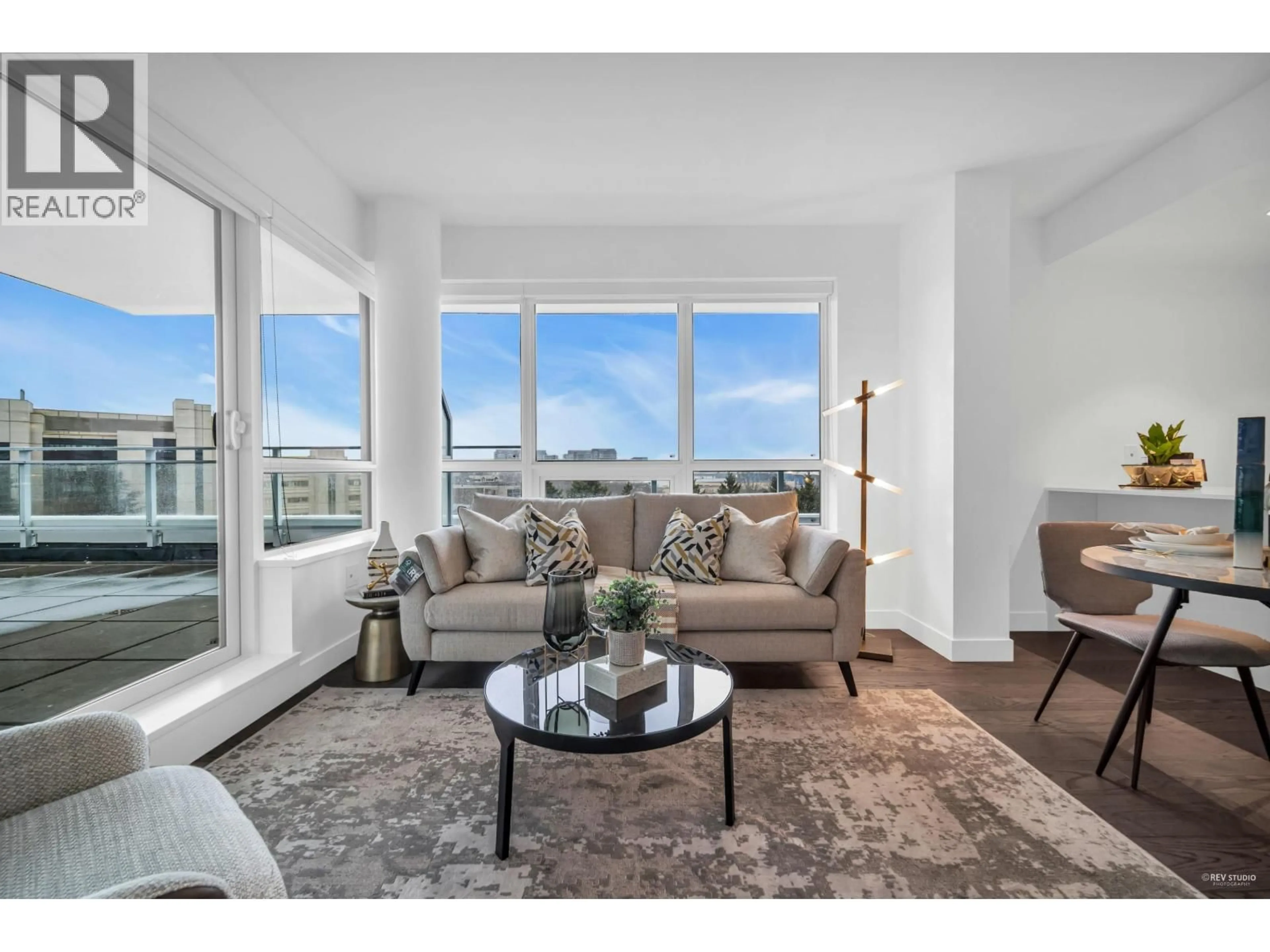 Living room with furniture, unknown for 703 - 5766 GILBERT ROAD, Richmond British Columbia V7C0G2