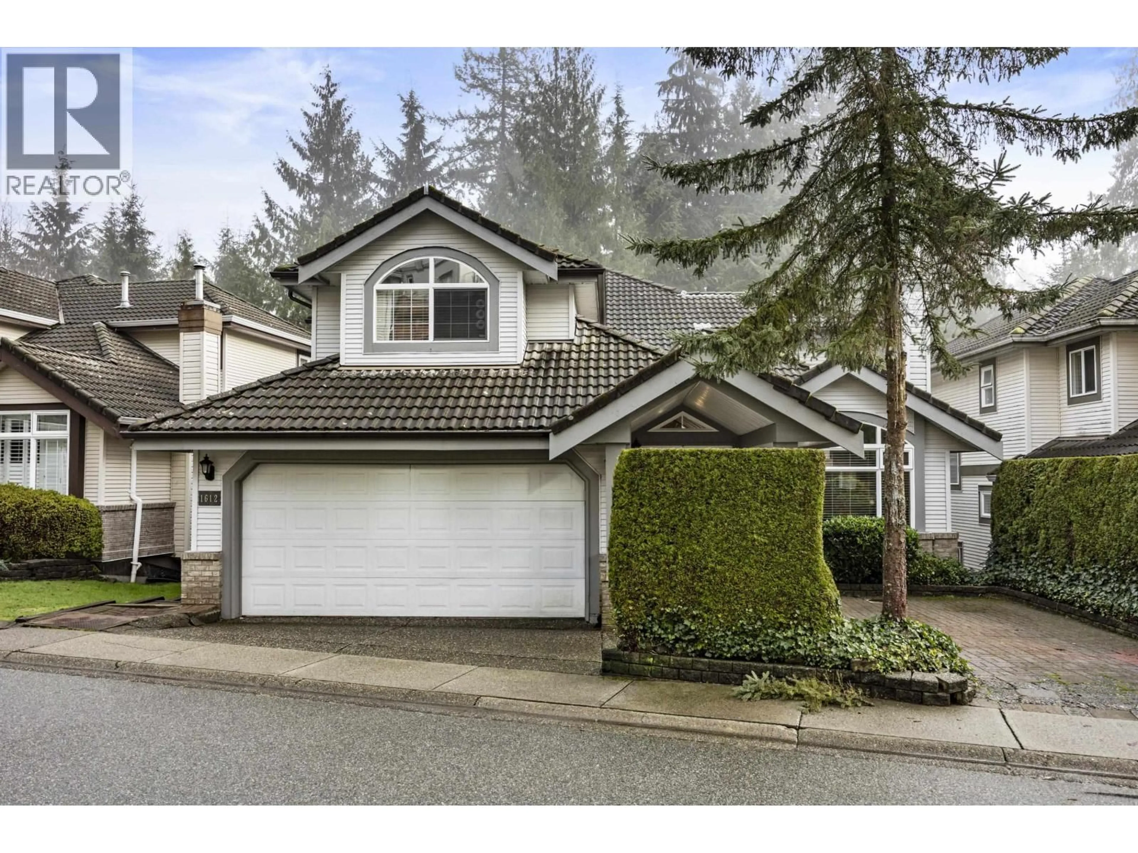 Home with vinyl exterior material, street for 1612 PLATEAU CRESCENT, Coquitlam British Columbia V3E3B3