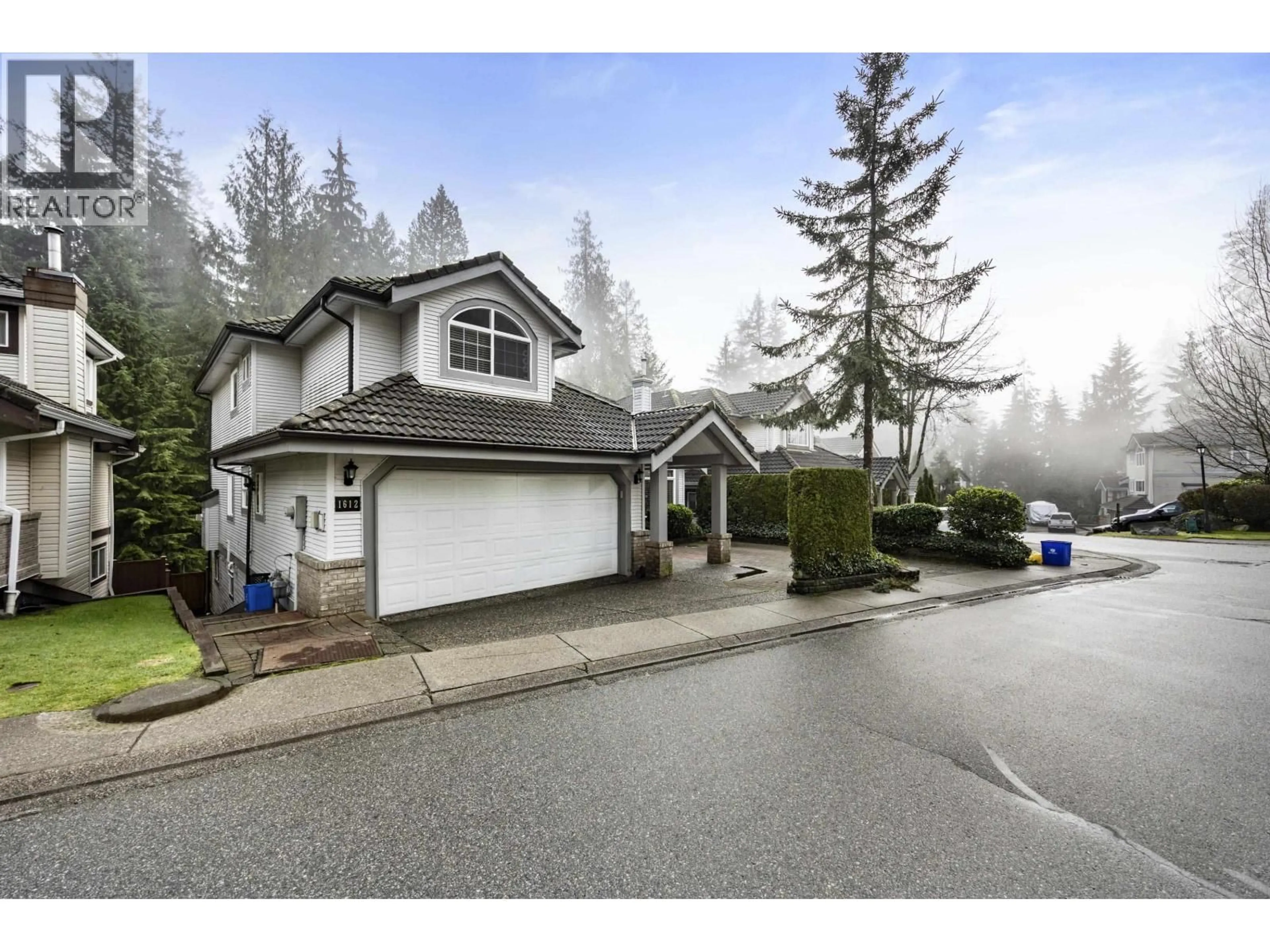 A pic from outside/outdoor area/front of a property/back of a property/a pic from drone, street for 1612 PLATEAU CRESCENT, Coquitlam British Columbia V3E3B3