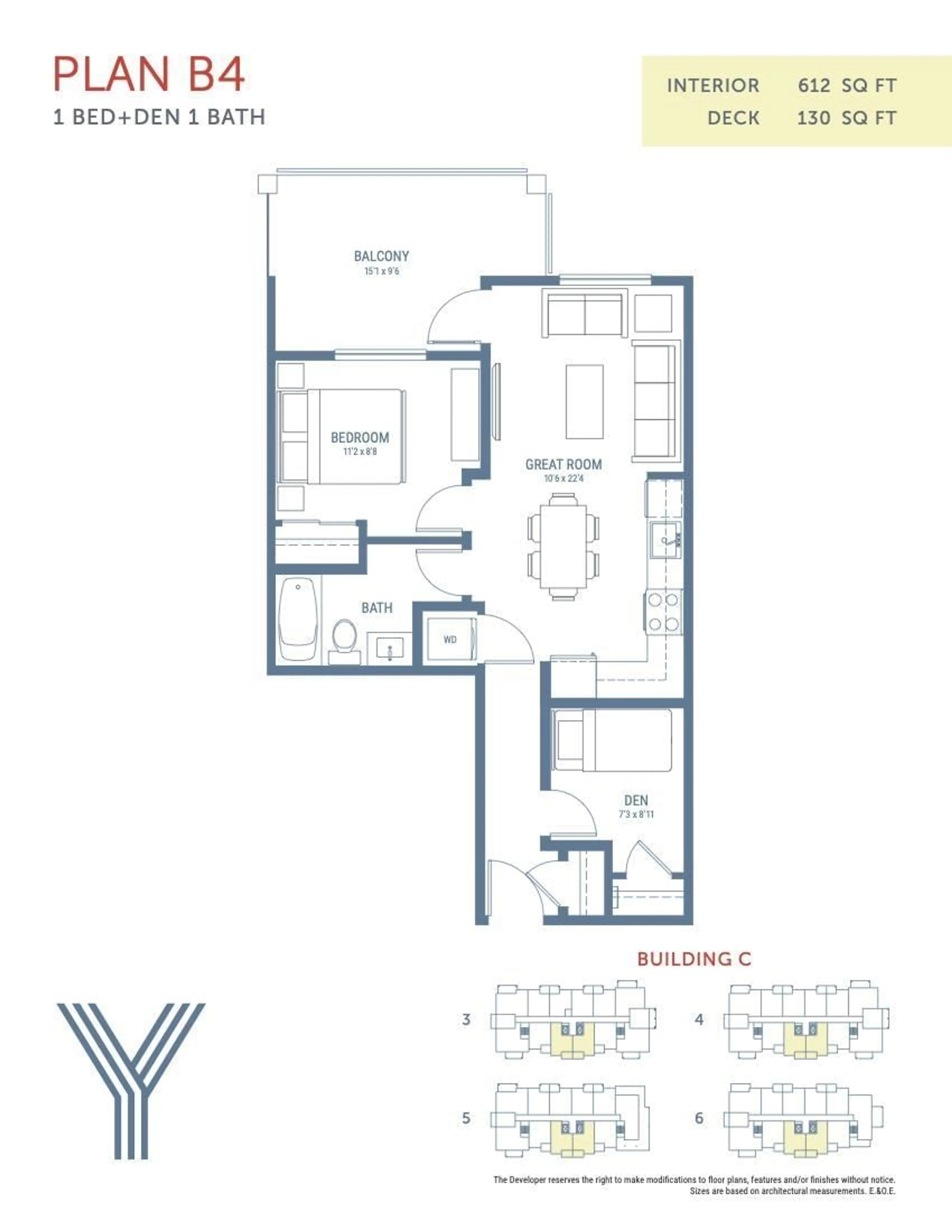 Floor plan for 512 - 45497 CAMPUS DRIVE, Chilliwack British Columbia V2R6L8