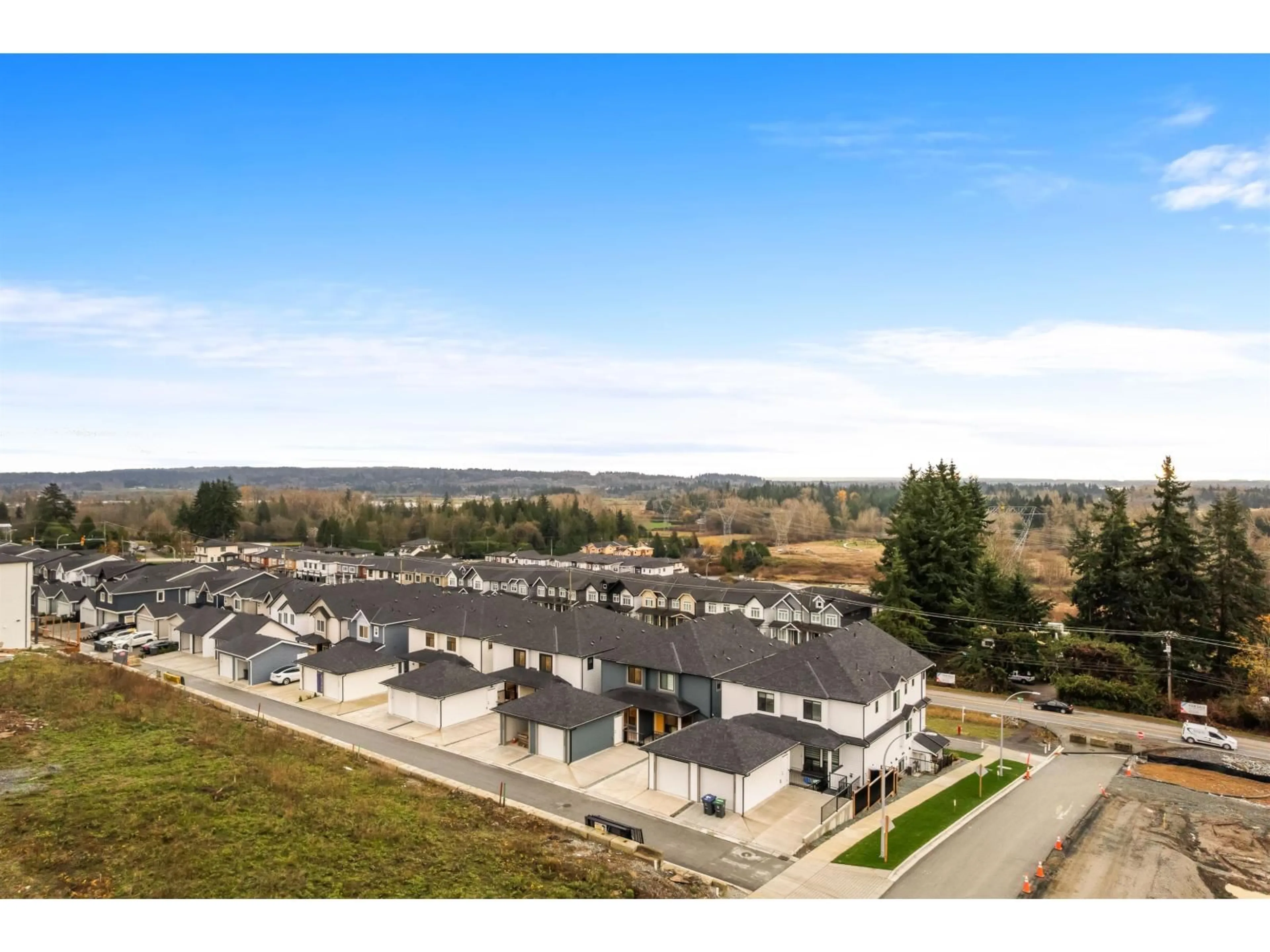 A pic from outside/outdoor area/front of a property/back of a property/a pic from drone, mountain view for 16685 16 AVENUE, Surrey British Columbia V3S9X7