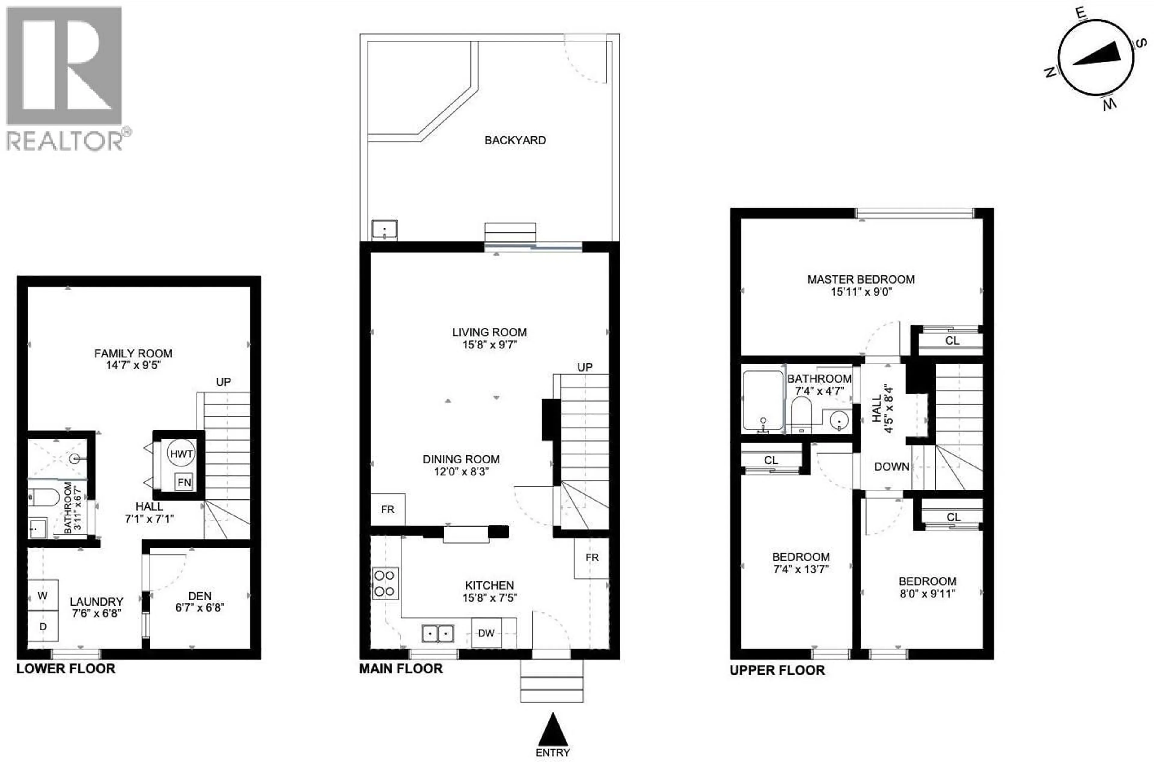 Floor plan for 6878 ARLINGTON STREET, Vancouver British Columbia V5S3N9