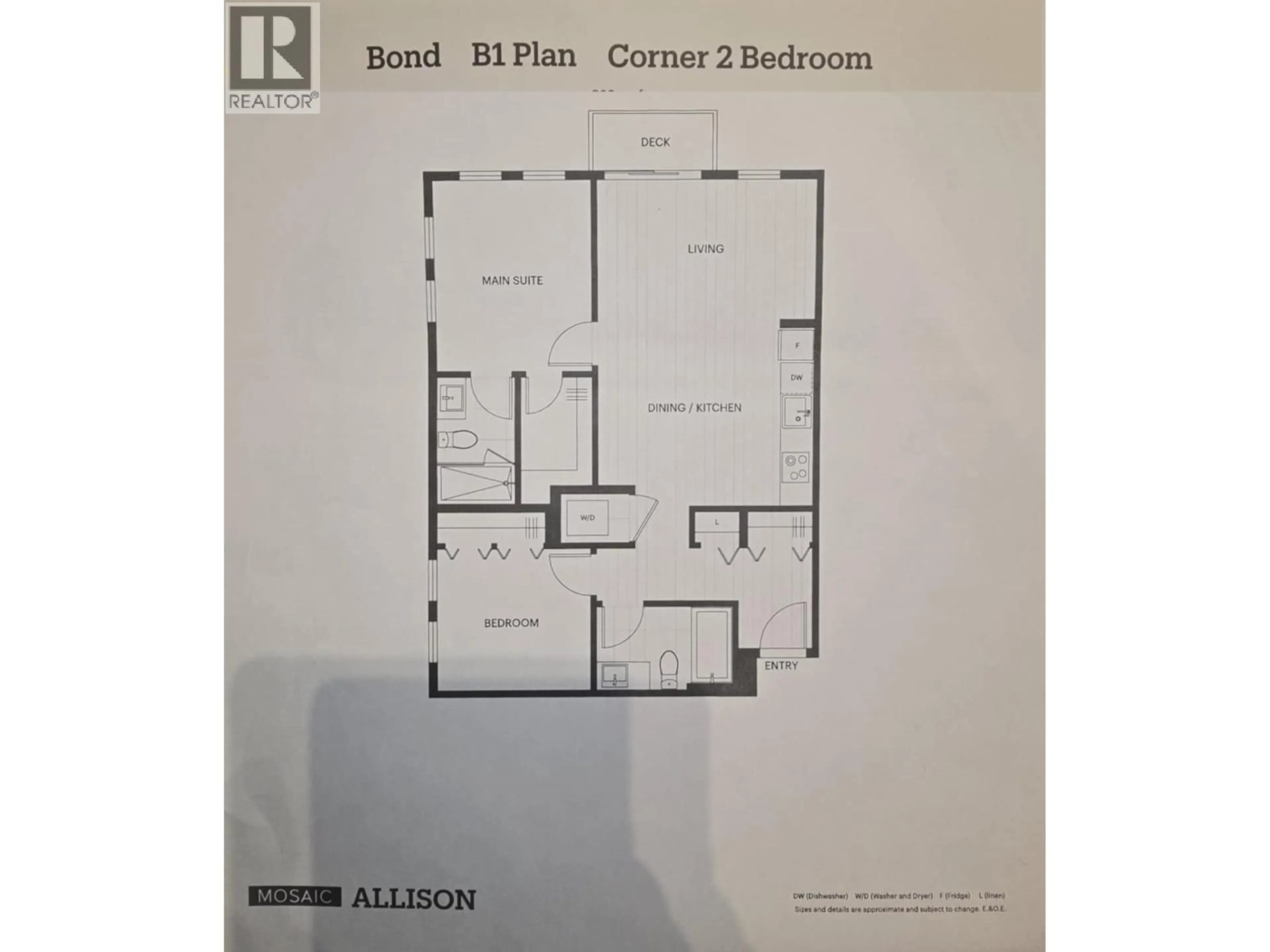 Floor plan for 211 - 708 EDGAR AVENUE, Coquitlam British Columbia V3K0H3