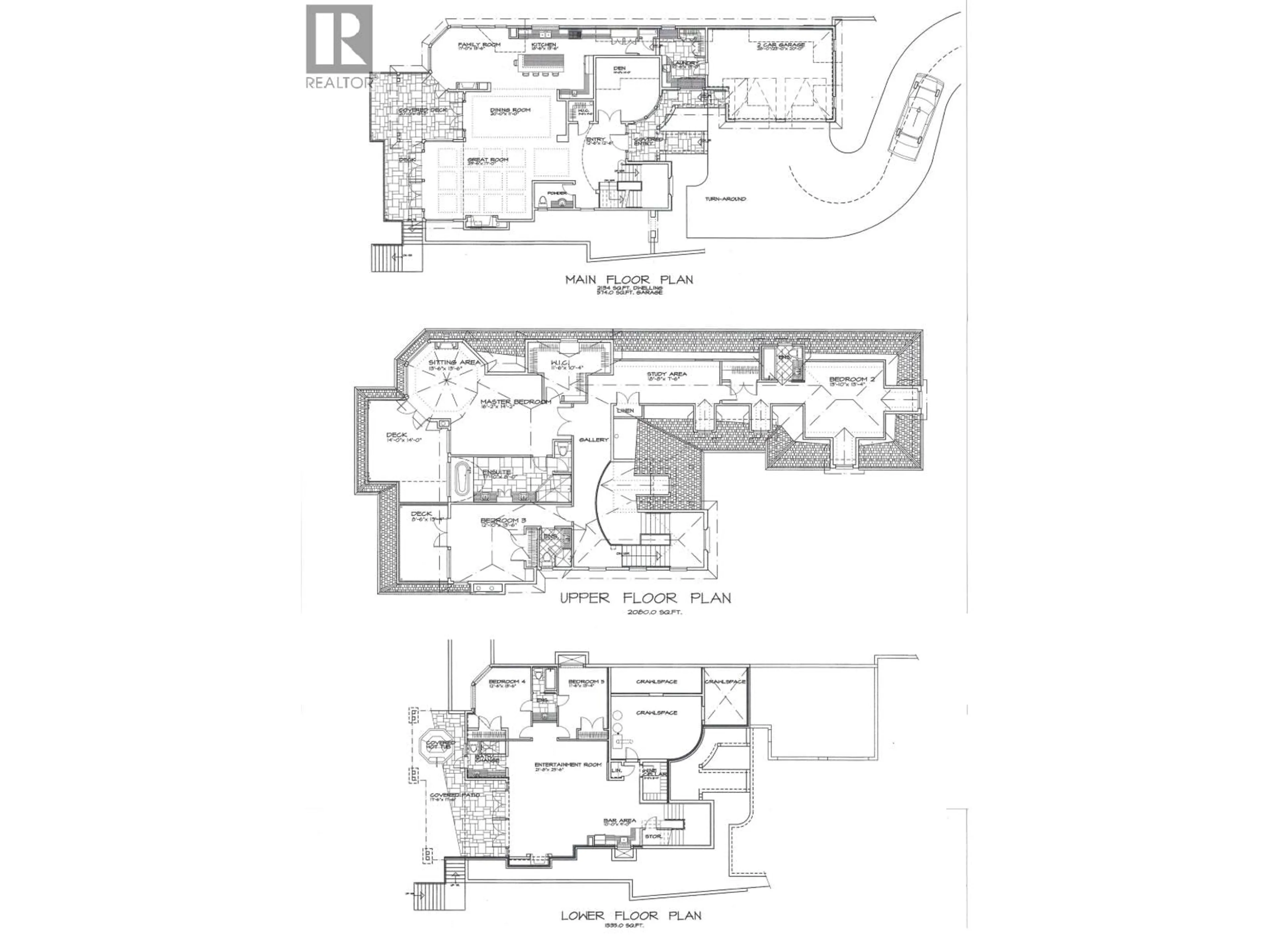 Floor plan for 6154 GLENEAGLES DRIVE, West Vancouver British Columbia V7W1W3