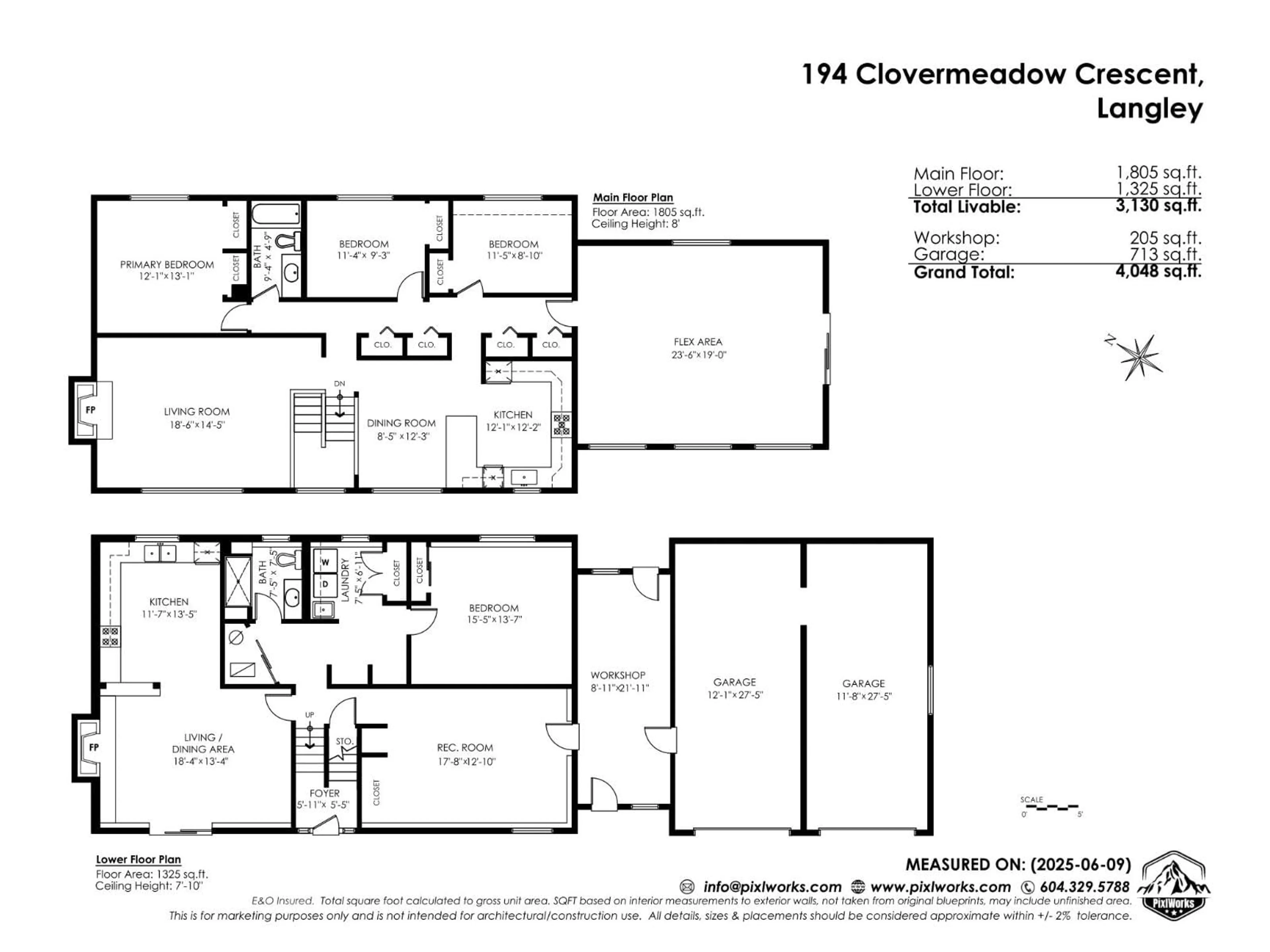 Floor plan for 194 CLOVERMEADOW CRESCENT, Langley British Columbia V2Z2R1