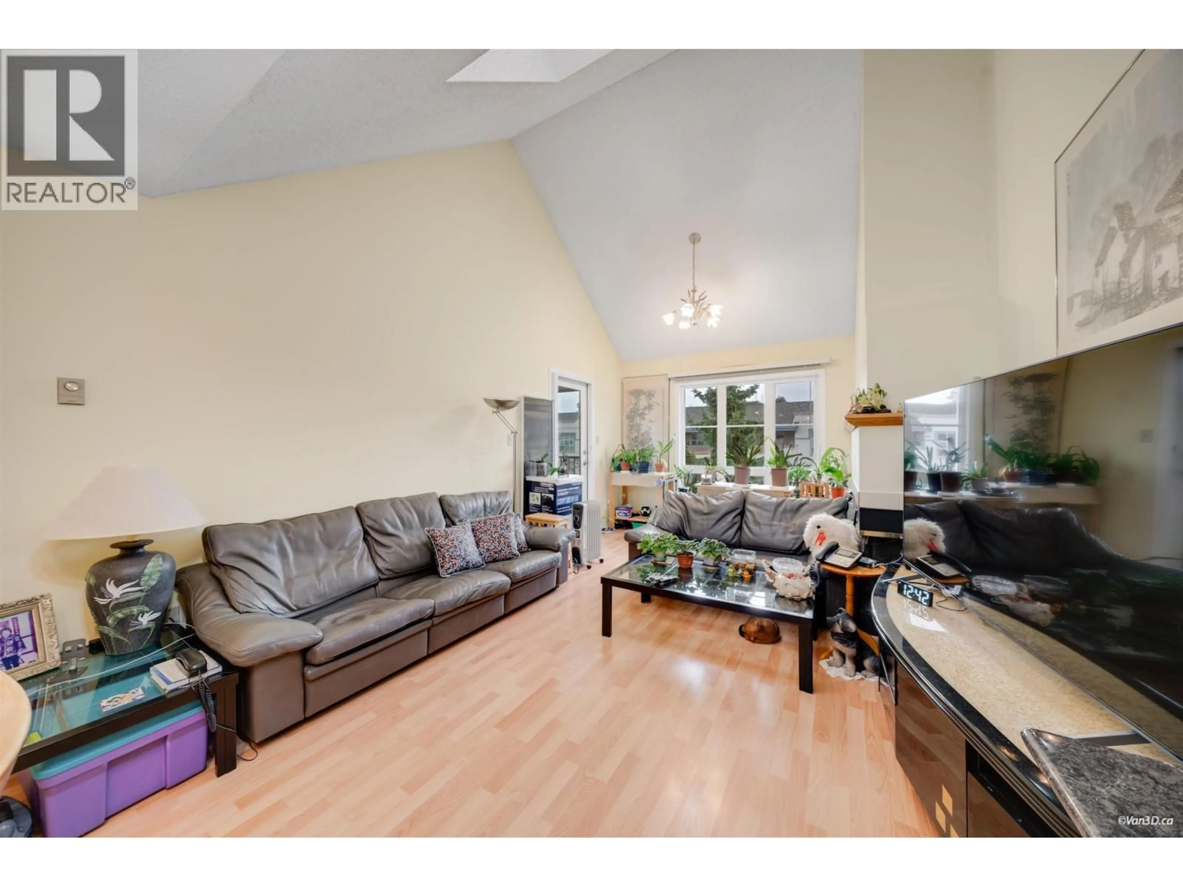 Living room with furniture, wood/laminate floor for 316 - 7500 MINORU BOULEVARD, Richmond British Columbia V6Y3J6