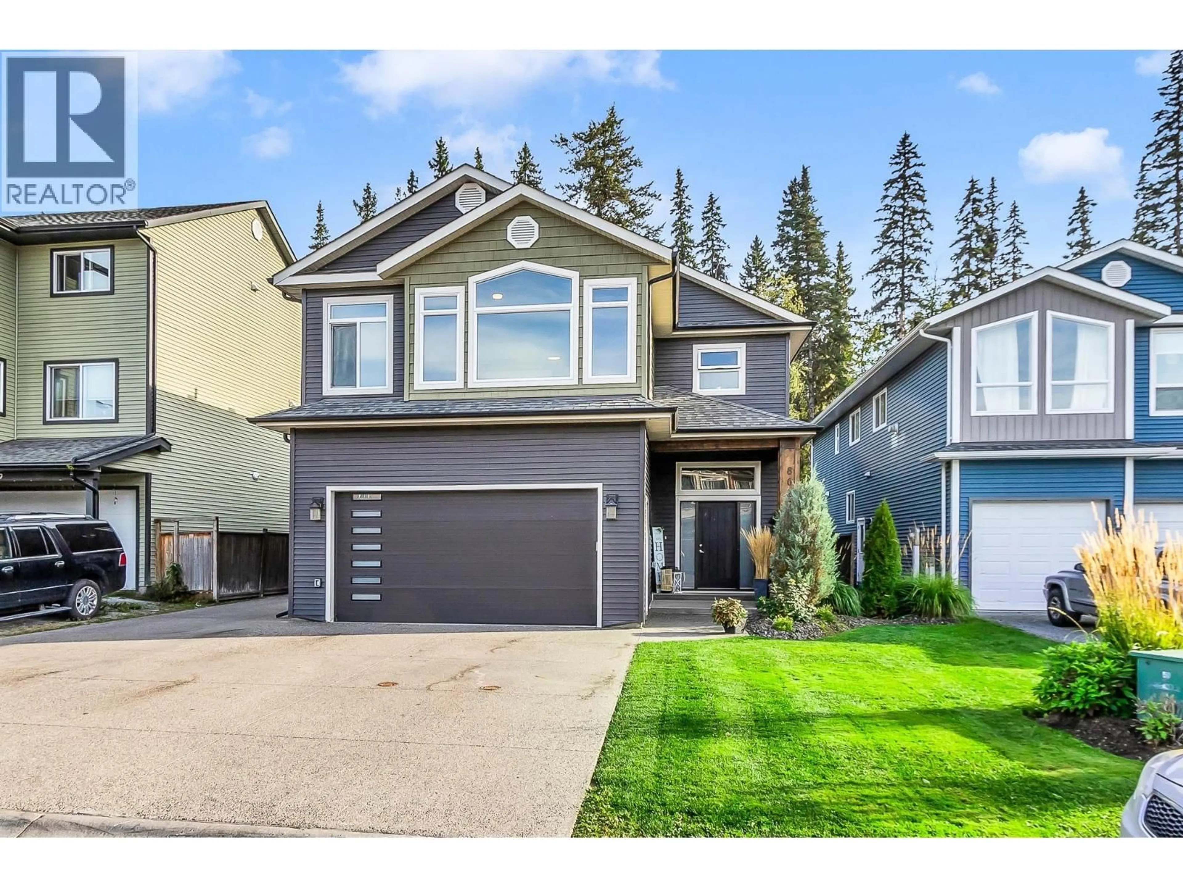 Home with vinyl exterior material, street for 8025 STILLWATER CRESCENT, Prince George British Columbia V2N0C2