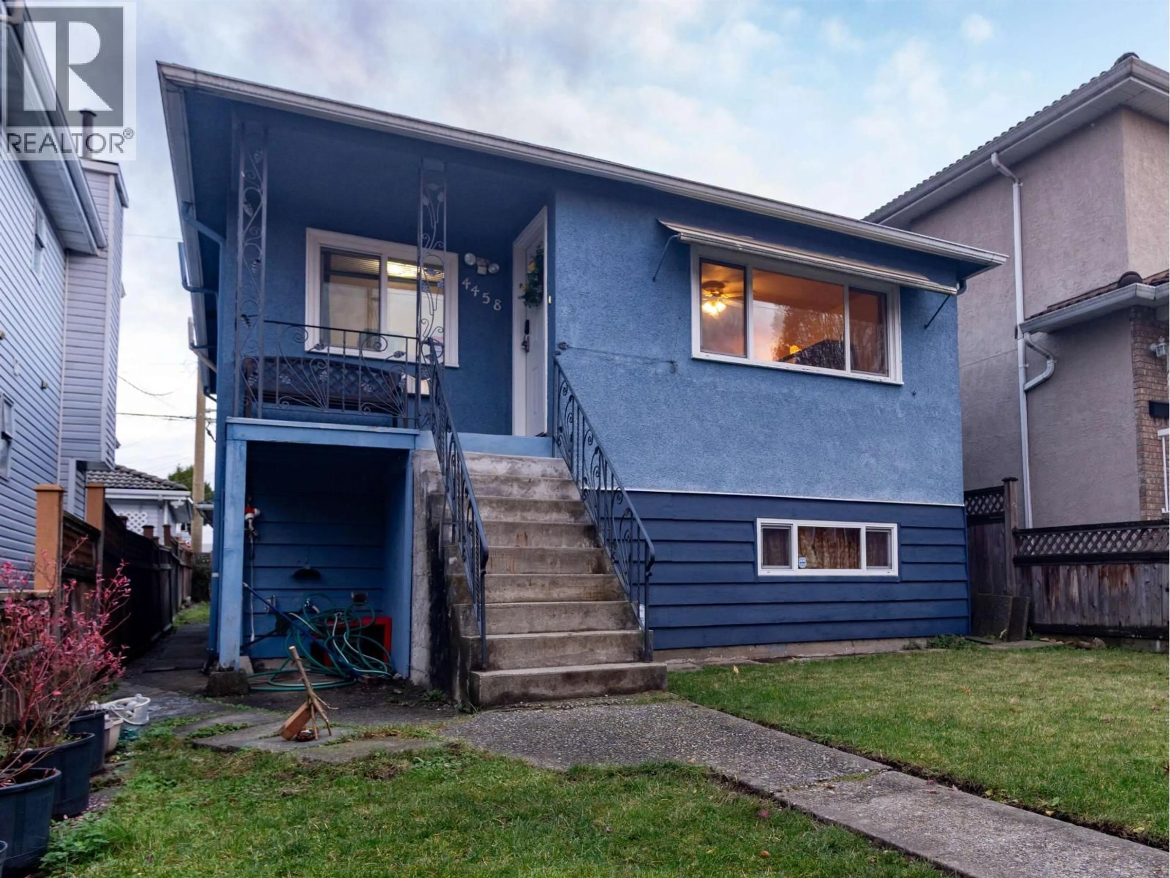 Home with vinyl exterior material, street for 4458 SKEENA STREET, Vancouver British Columbia V5R2L9