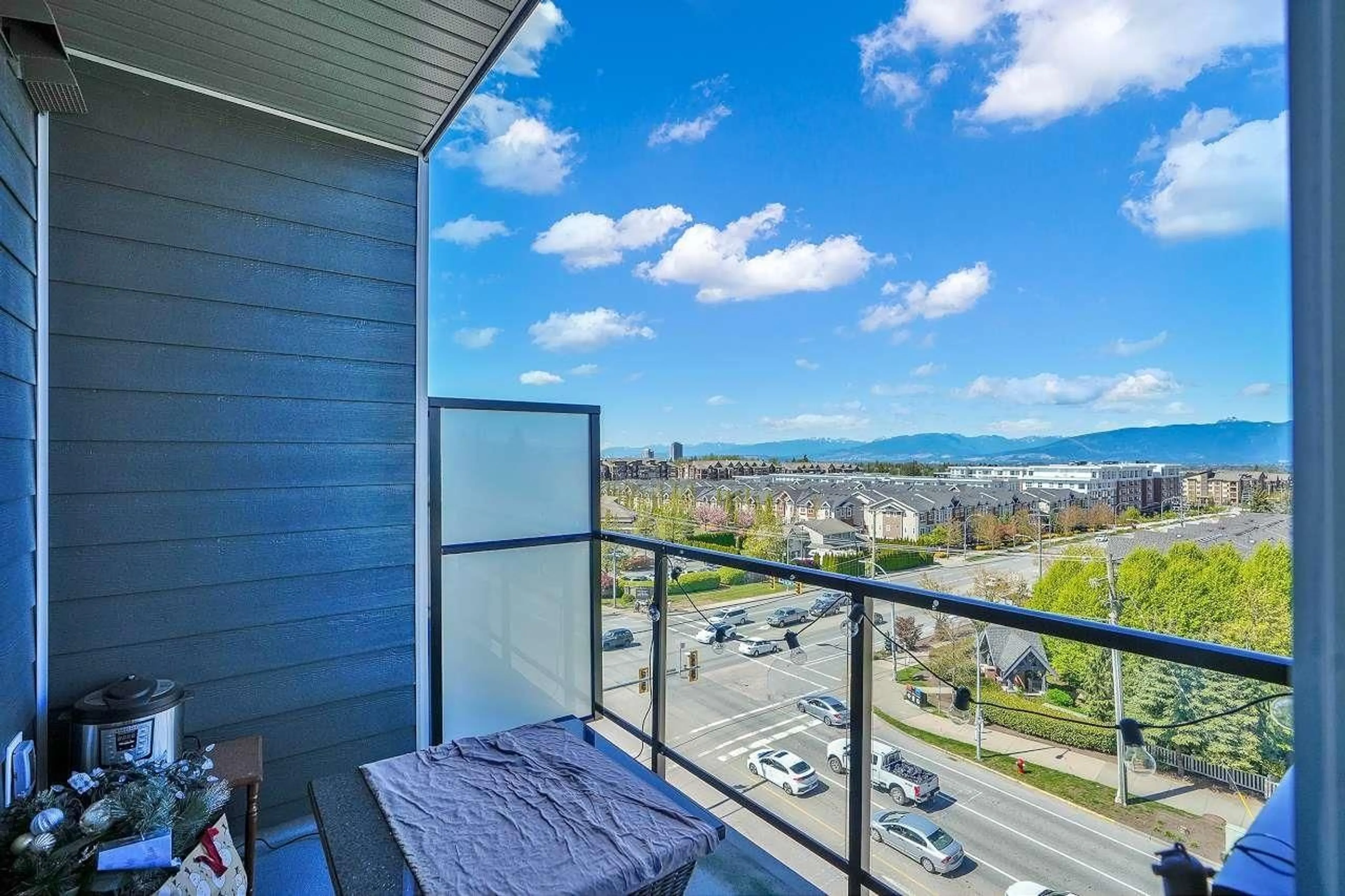 Balcony in the apartment, water/lake/river/ocean view for B615 - 20834 80 AVENUE, Langley British Columbia V2Y3M3