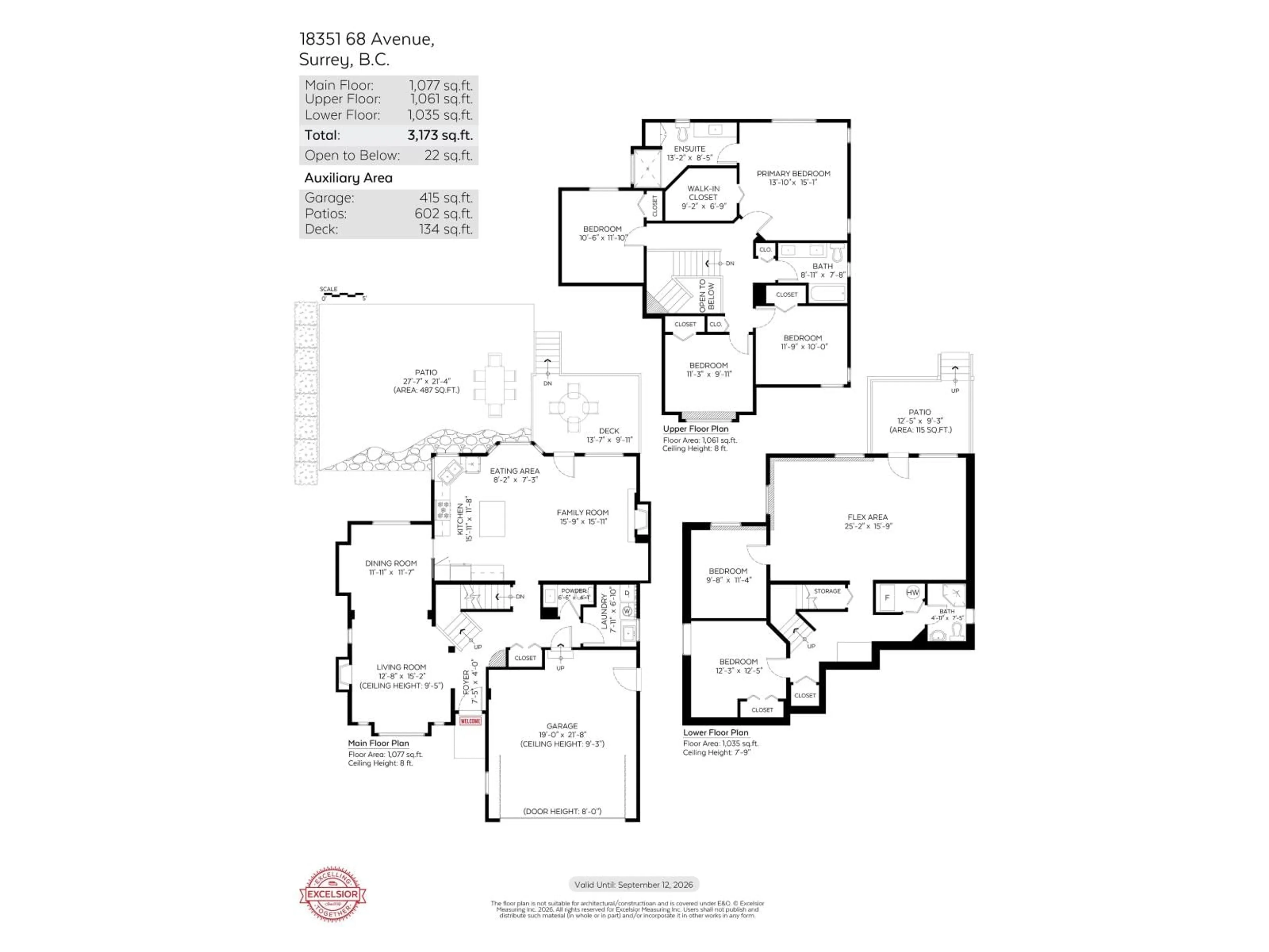 Floor plan for 18351 68 AVENUE, Surrey British Columbia V3S9C6