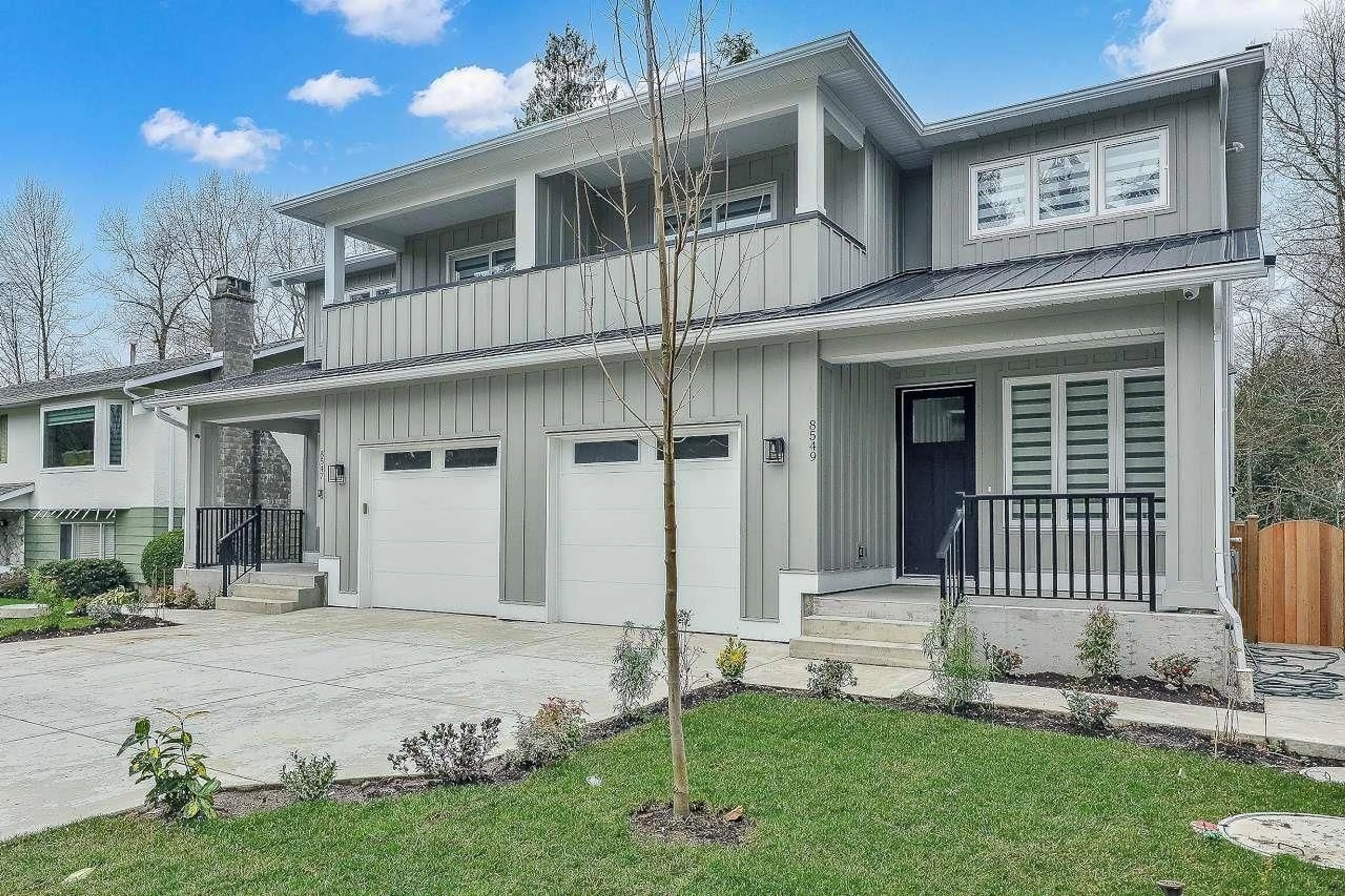 Home with vinyl exterior material, street for 8549 111 STREET, Delta British Columbia V4C7E3