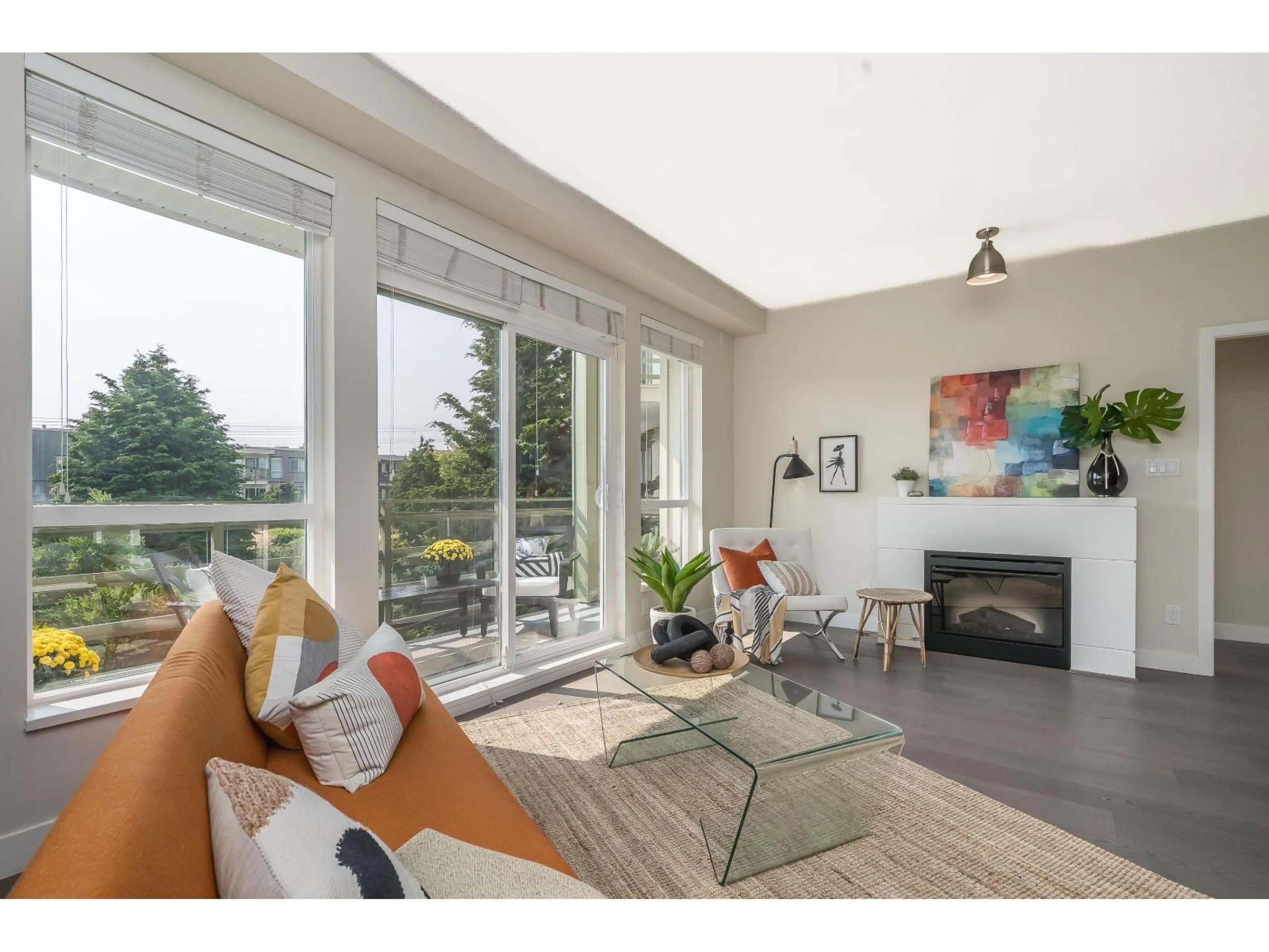 Living room with furniture, unknown for 301 - 15850 26 AVENUE, Surrey British Columbia V3S2N6