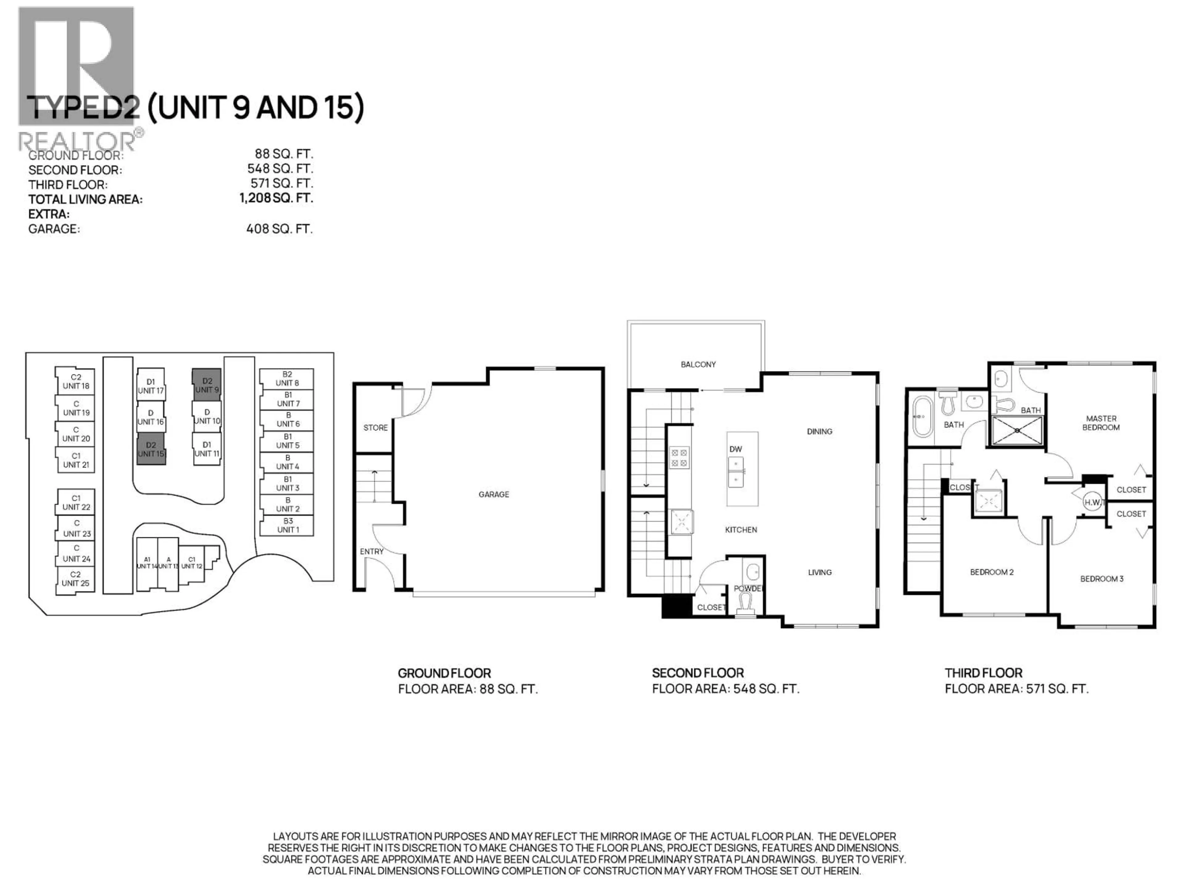 Floor plan for 15 - 22811 MCLEAN AVENUE, Richmond British Columbia V6V0B8