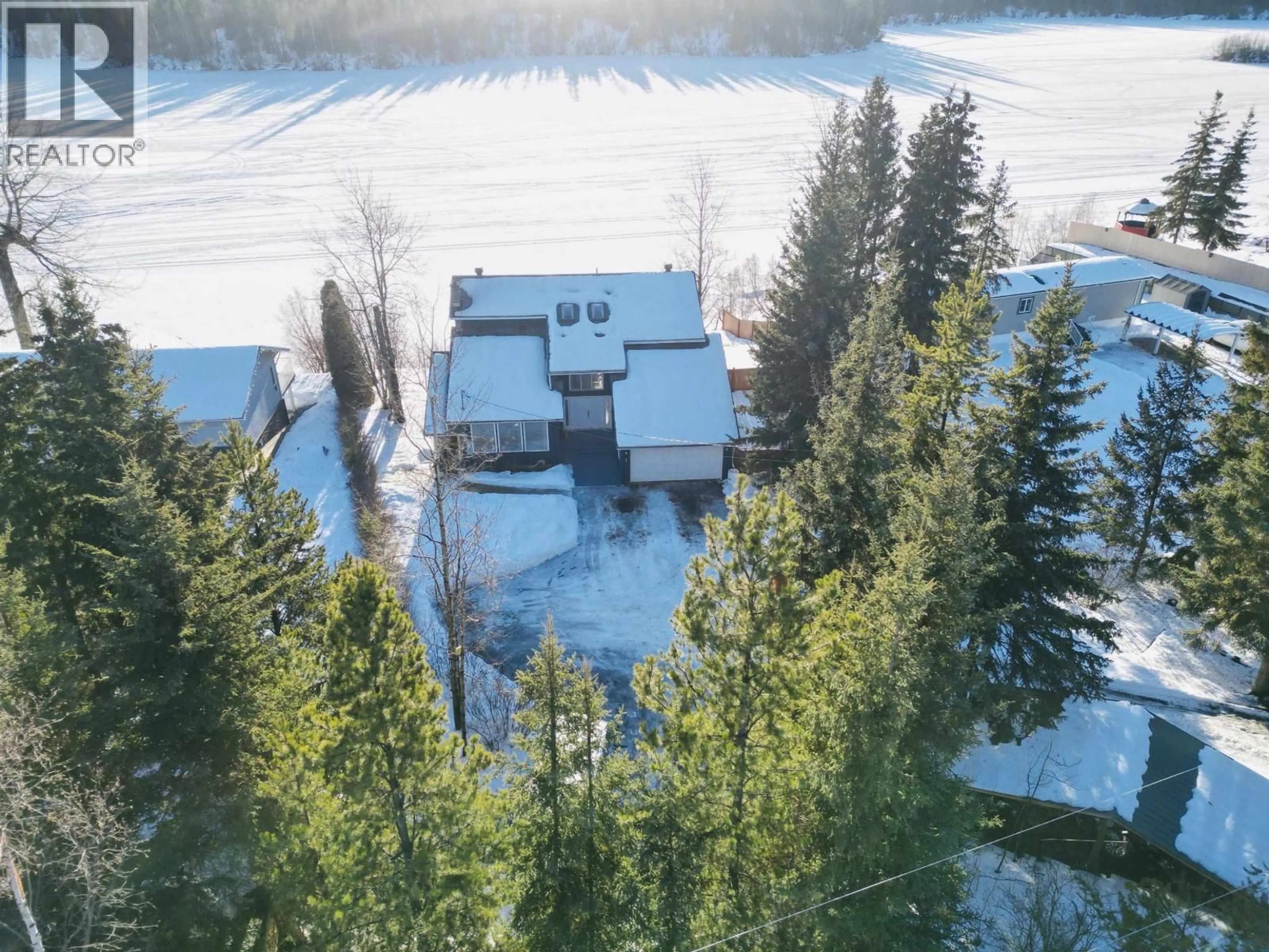 A pic from outside/outdoor area/front of a property/back of a property/a pic from drone, unknown for 13383 STEARNS SUBDIVISION ROAD, Burns Lake British Columbia V0J1E3