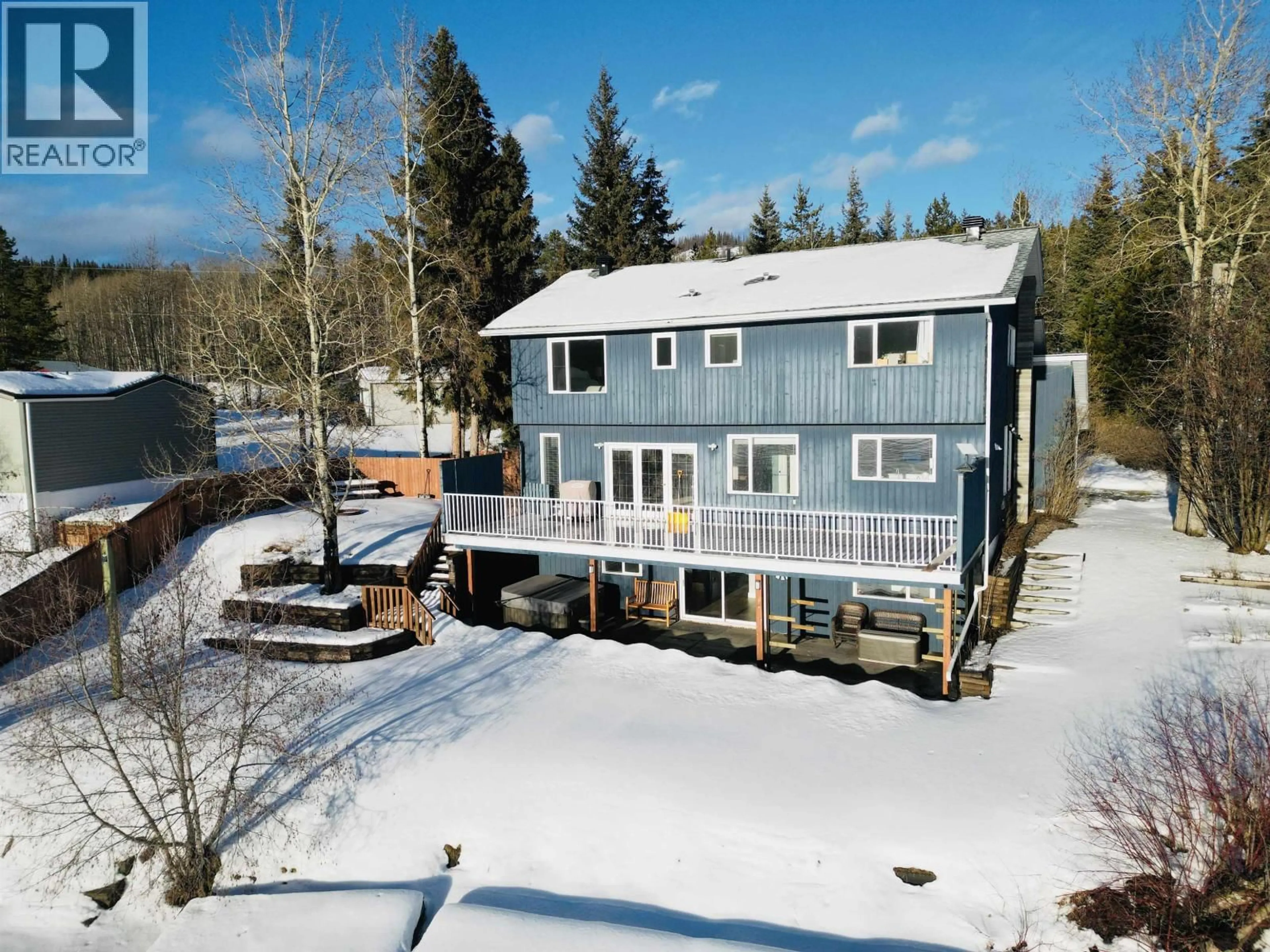 A pic from outside/outdoor area/front of a property/back of a property/a pic from drone, unknown for 13383 STEARNS SUBDIVISION ROAD, Burns Lake British Columbia V0J1E3