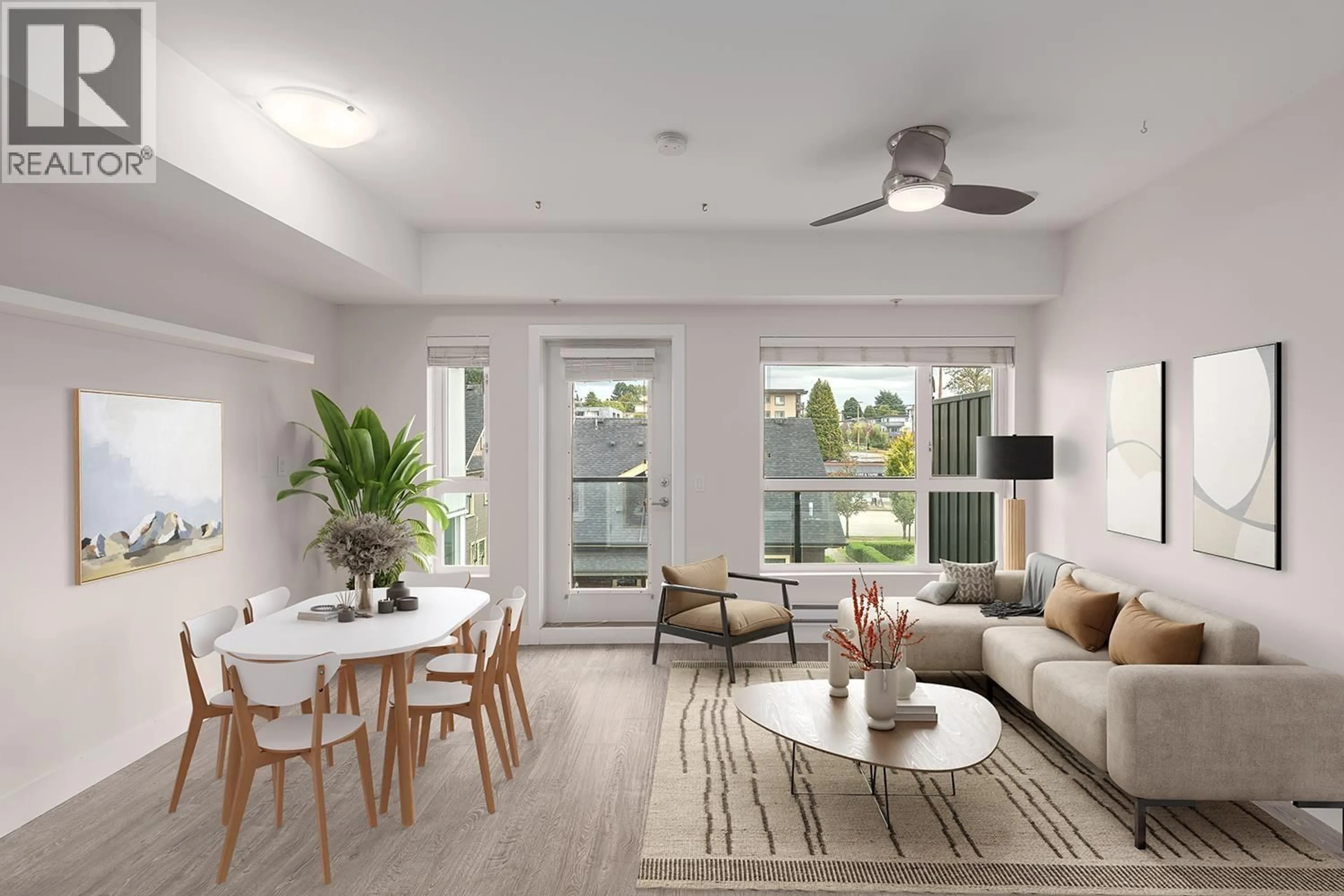 Living room with furniture, unknown for 302 - 809 FOURTH AVENUE, New Westminster British Columbia V3M0K1