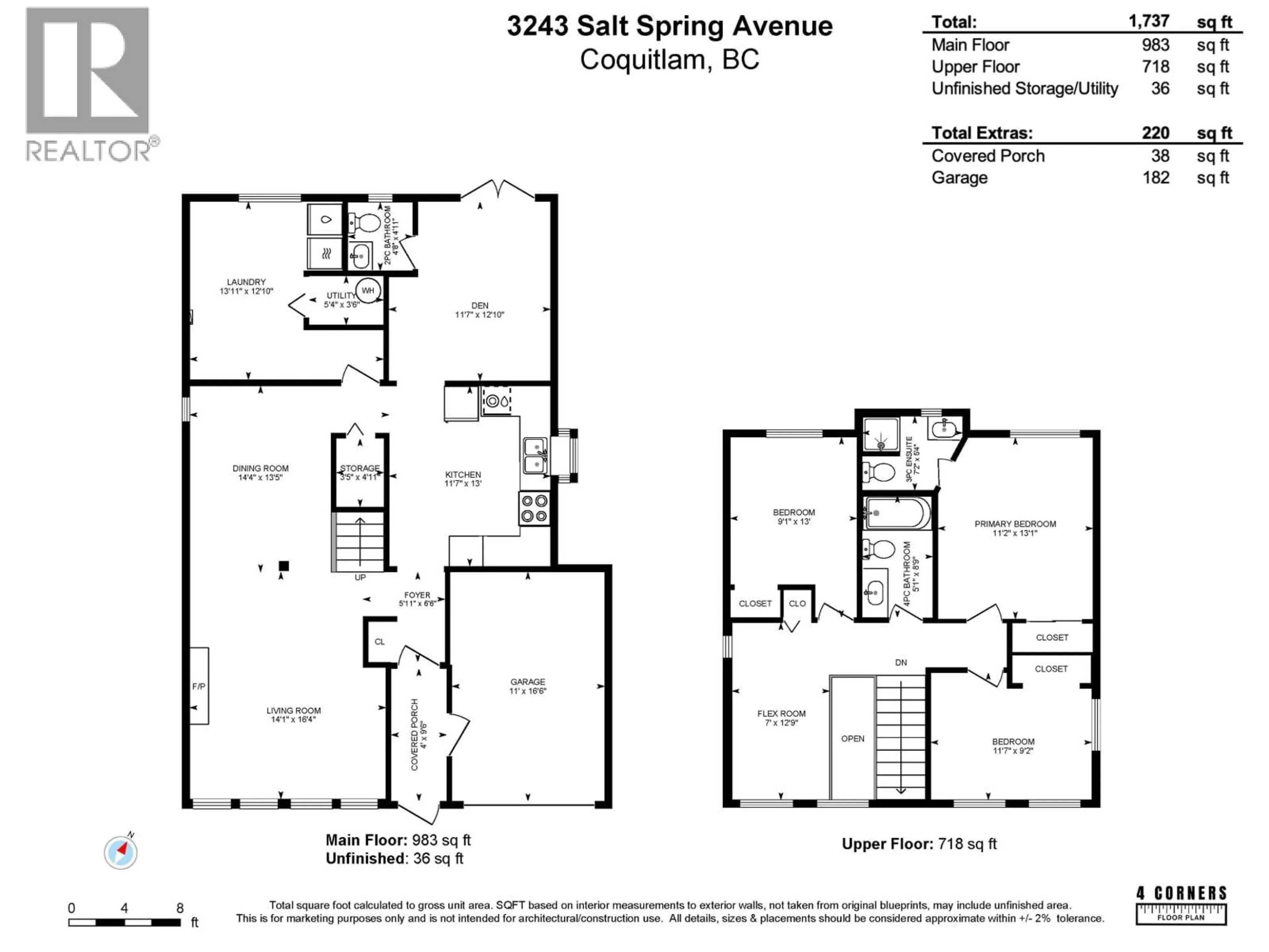 Floor plan for 3243 SALT SPRING AVENUE, Coquitlam British Columbia V3E1E7