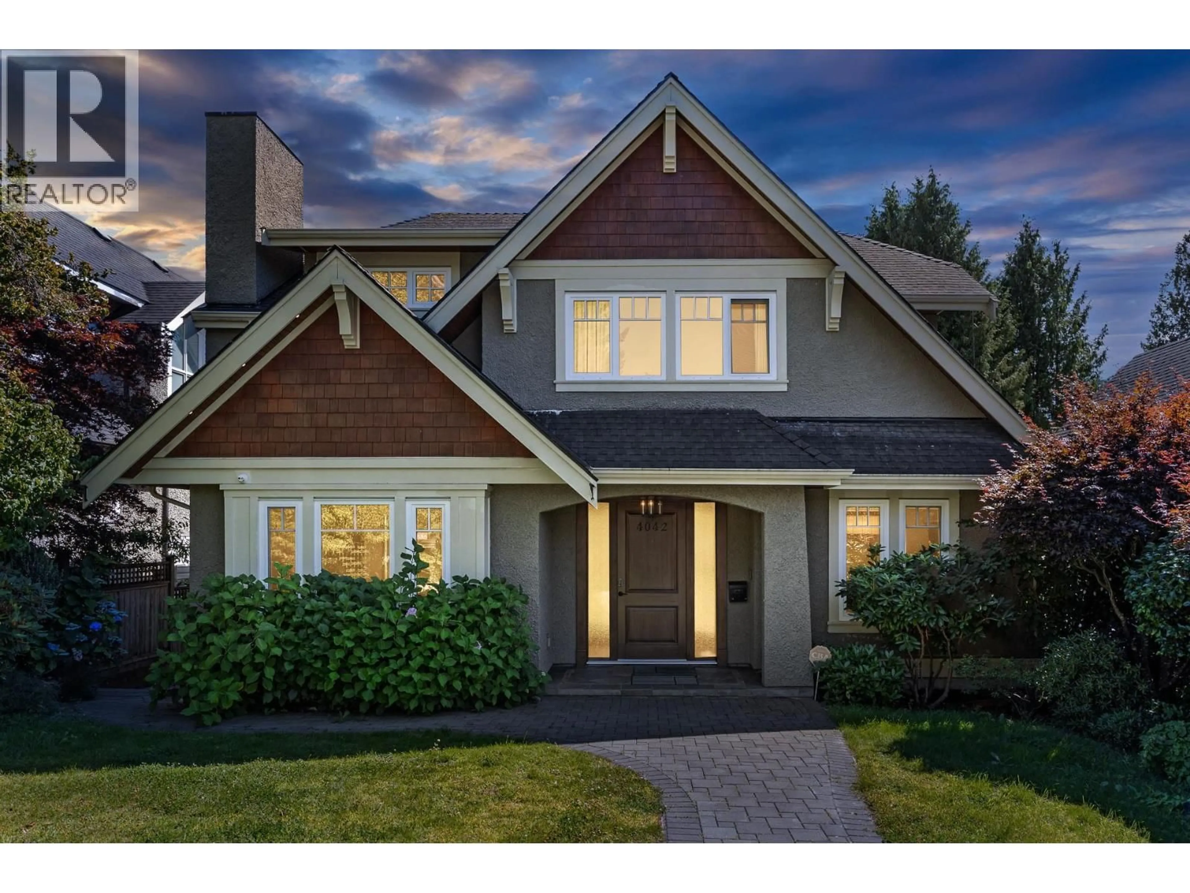 Home with brick exterior material, street for 4042 34TH AVENUE, Vancouver British Columbia V6N2L7
