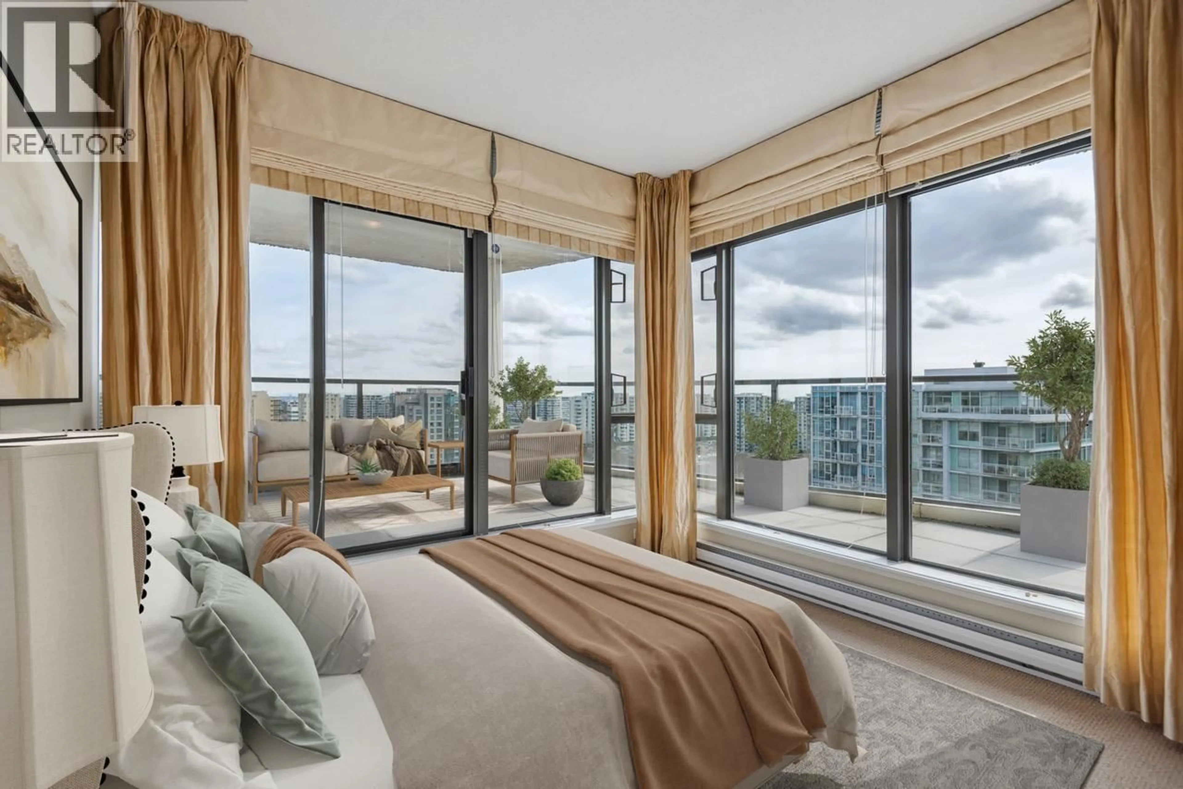 Bedroom with bed, unknown for 1802 - 6888 ALDERBRIDGE WAY, Richmond British Columbia V6X0A7