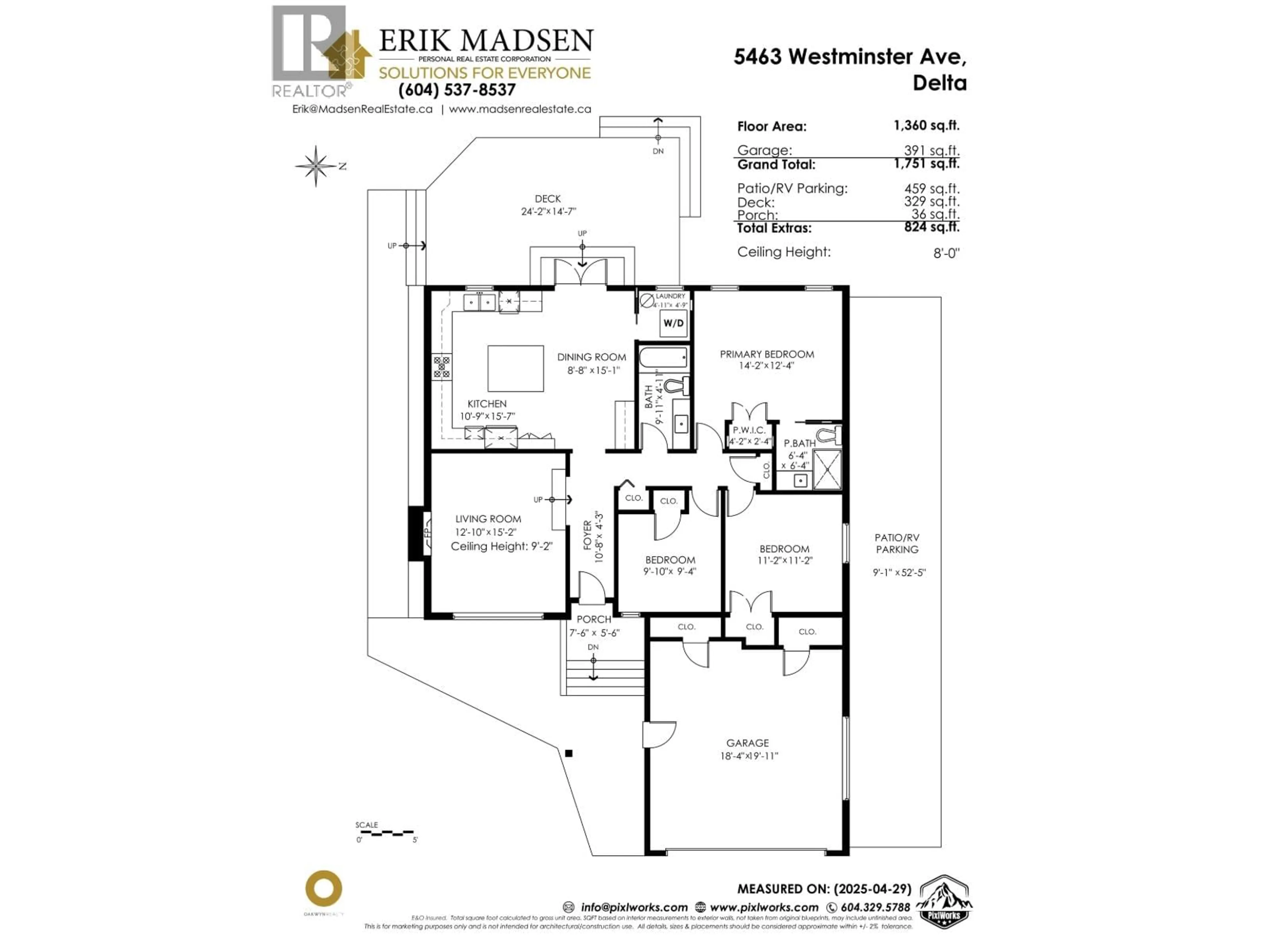 Floor plan for 5463 WESTMINSTER AVENUE, Delta British Columbia V4K2J4
