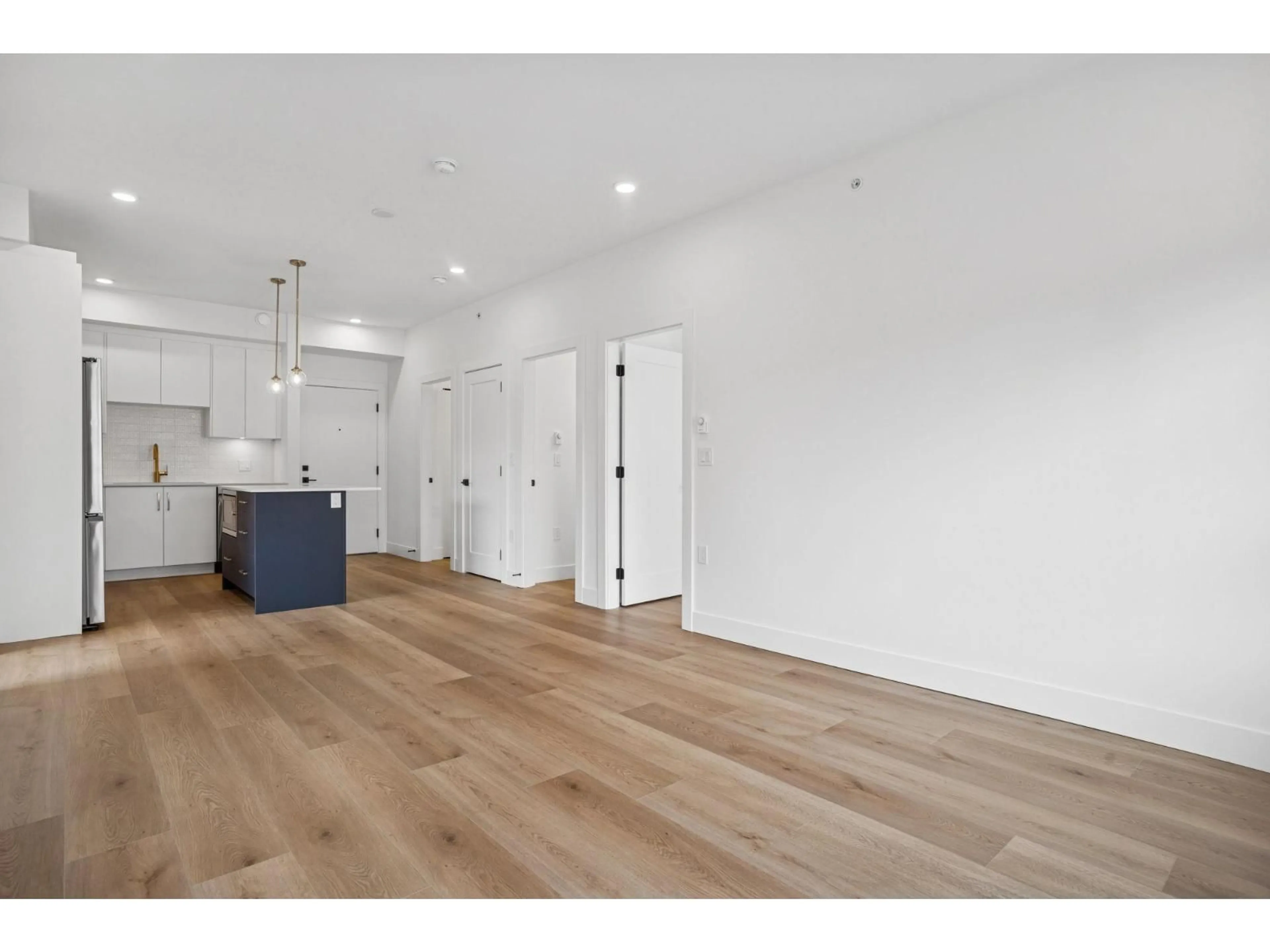 Open concept kitchen, wood/laminate floor for 205 - 20286 72B AVENUE, Langley British Columbia V2Y1T2