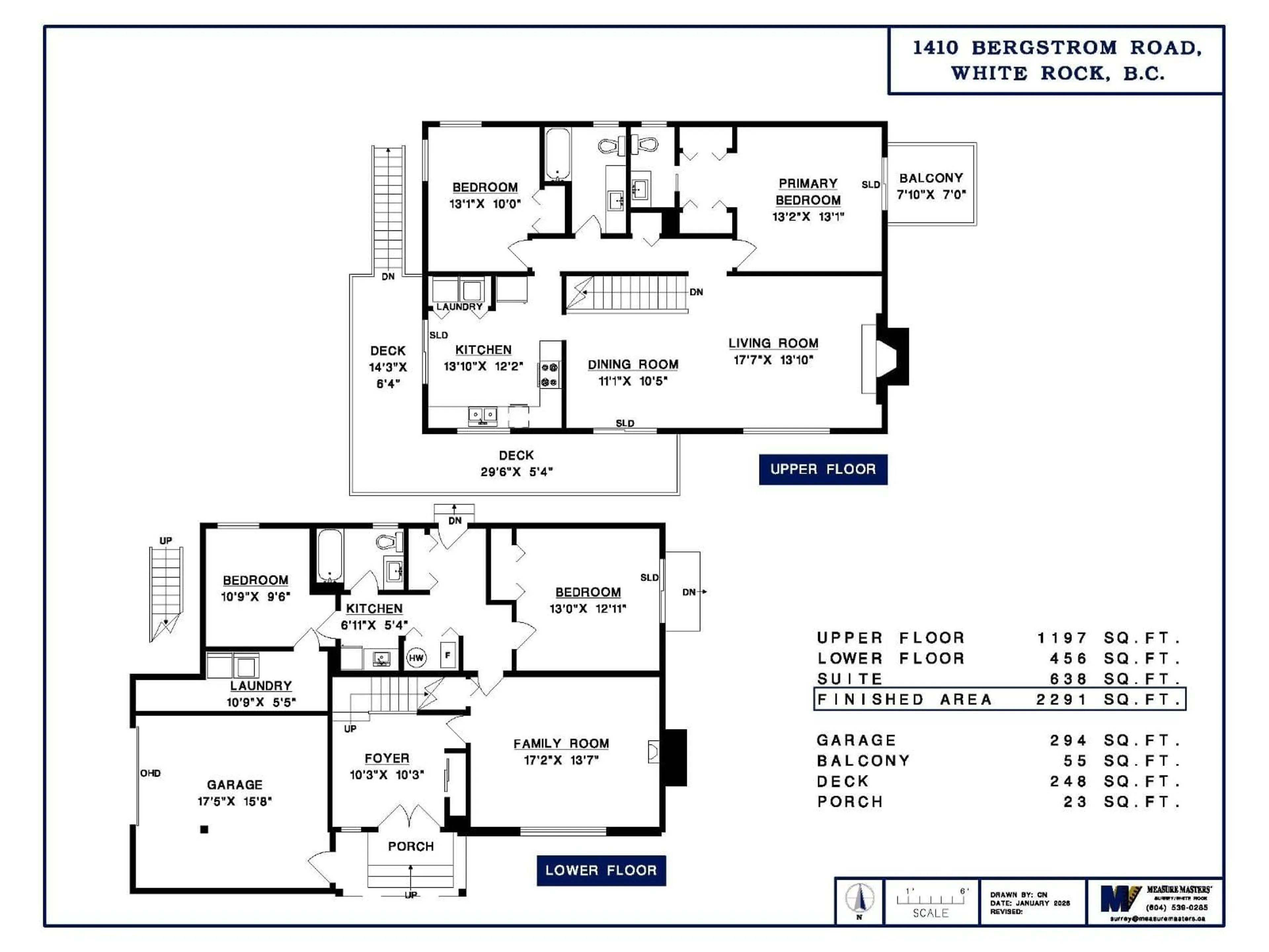 Floor plan for 1410 BERGSTROM ROAD, White Rock British Columbia V4B5E1