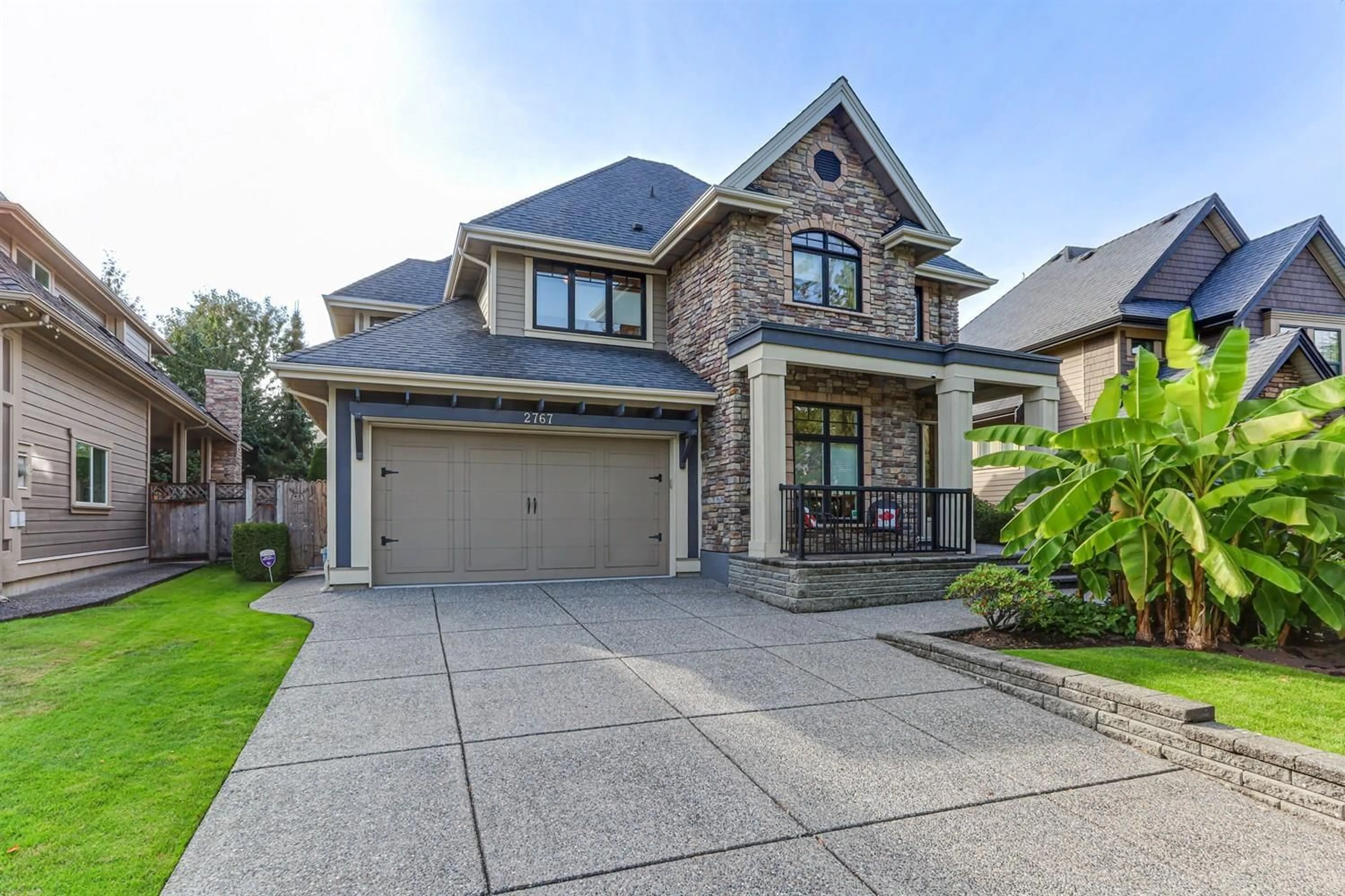 Home with brick exterior material, street for 2767 162 STREET, Surrey British Columbia V8S8E4